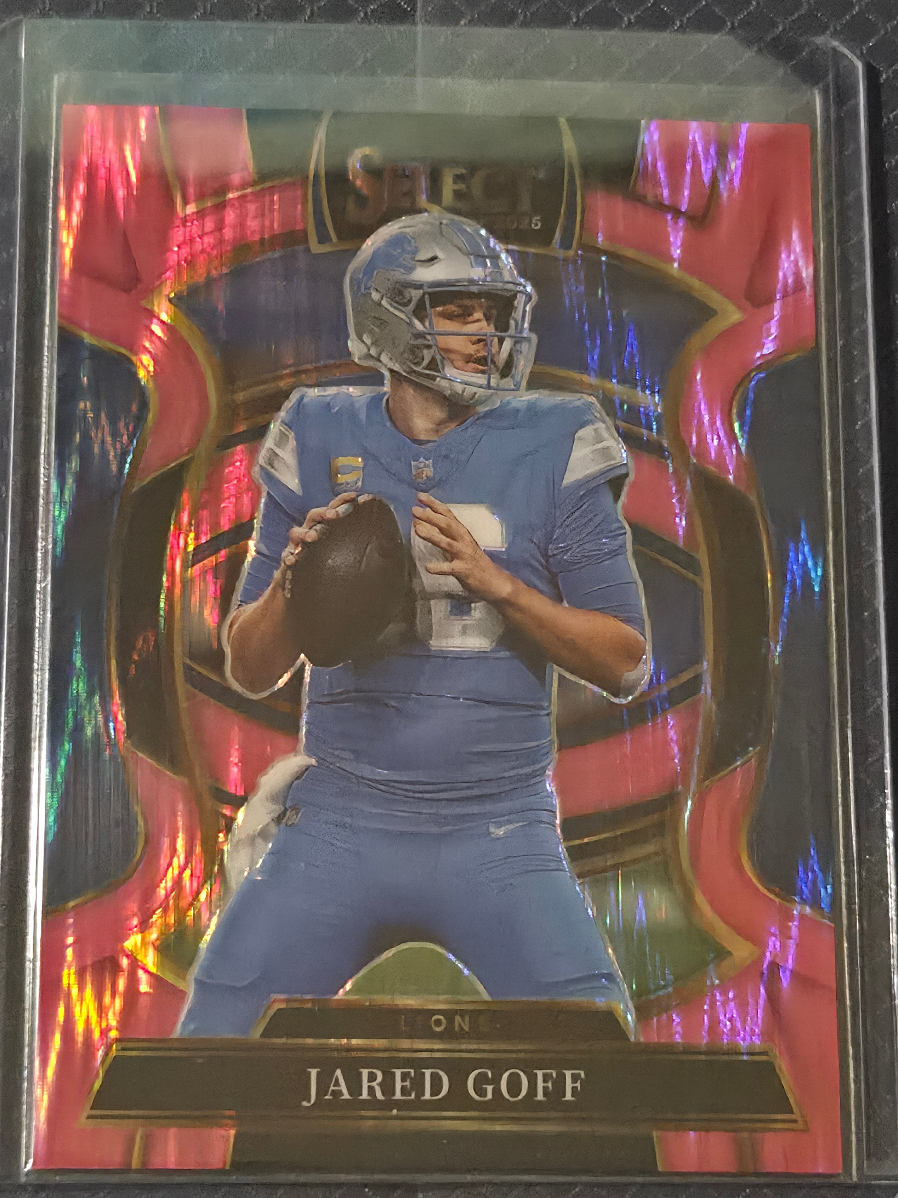 2025 Panini Select Football Pink Shock #69 Jared Goff