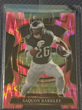 2025 Panini Select Football Pink Shock #90 Saquon Barkley