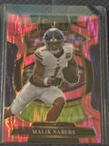 2025 Panini Select Football Pink Shock #94 Malik Nabers