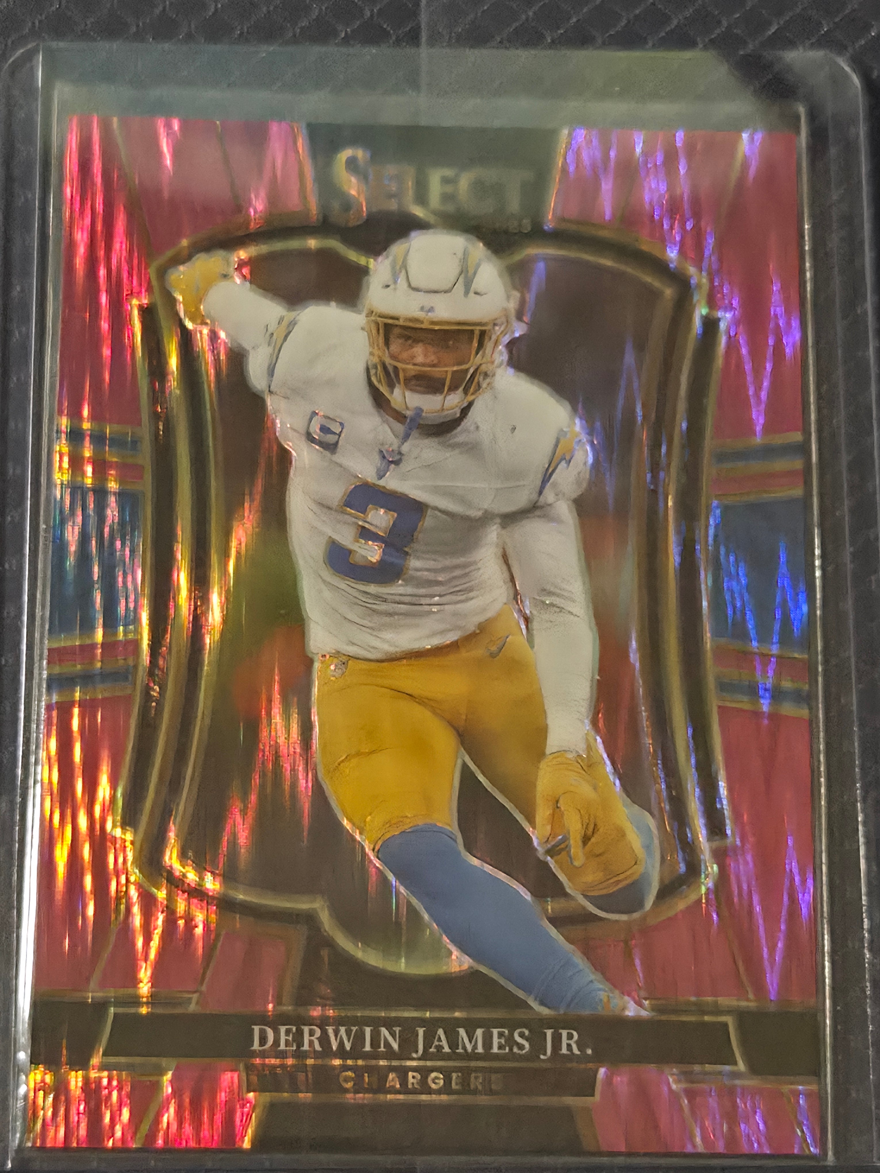 2025 Panini Select Football Pink Shock #103 Derwin James Jr.