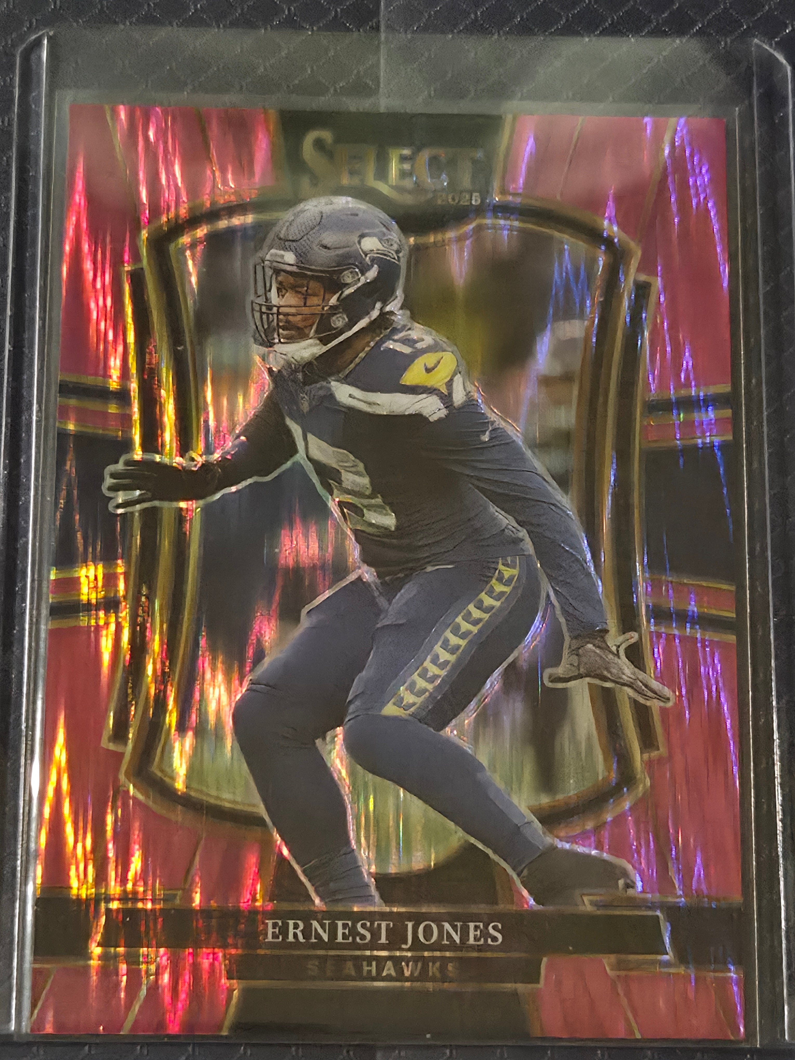 2025 Panini Select Football Pink Shock #113 Ernest Jones