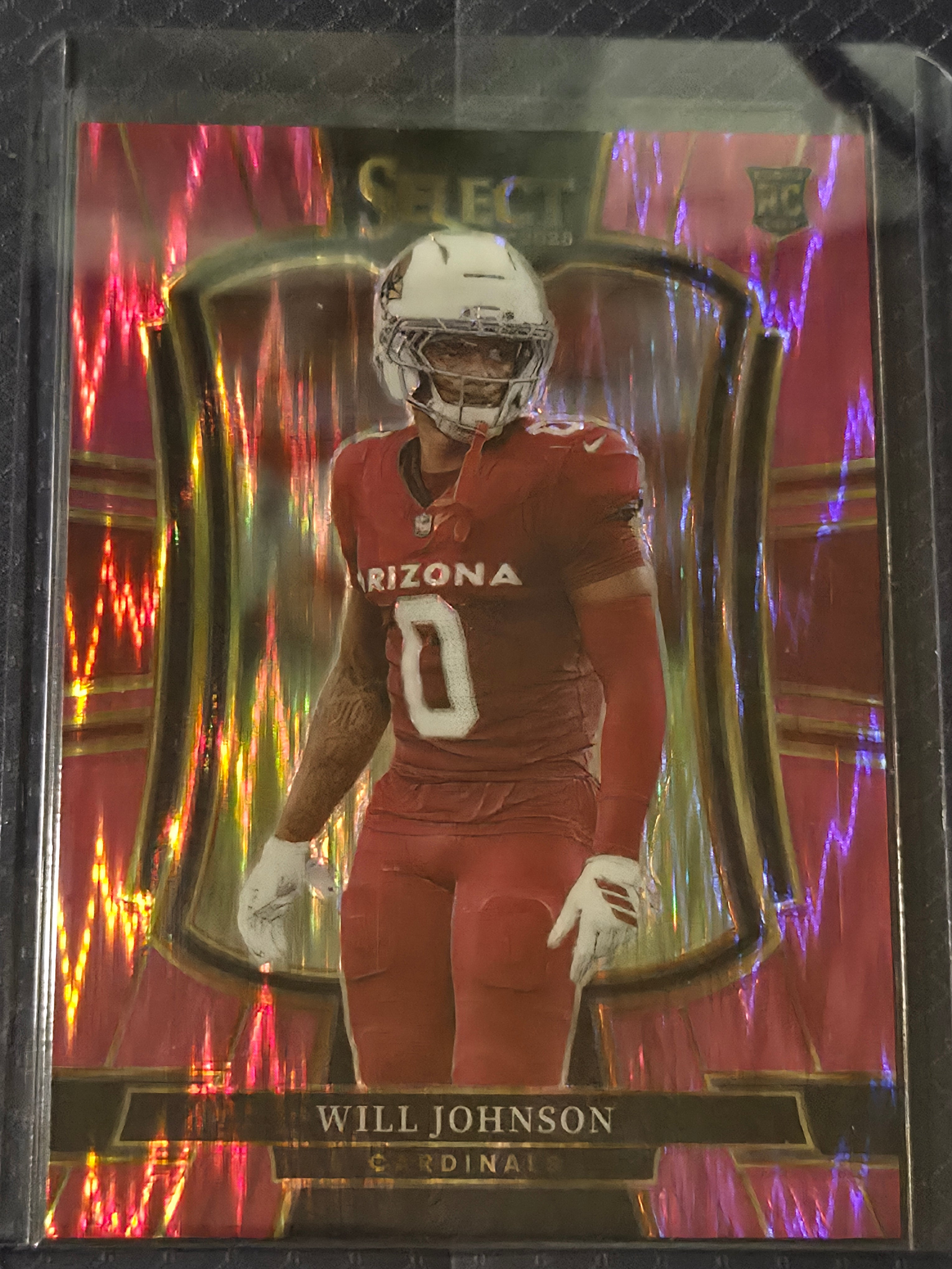 2025 Panini Select Football Pink Shock #122 Will Johnson