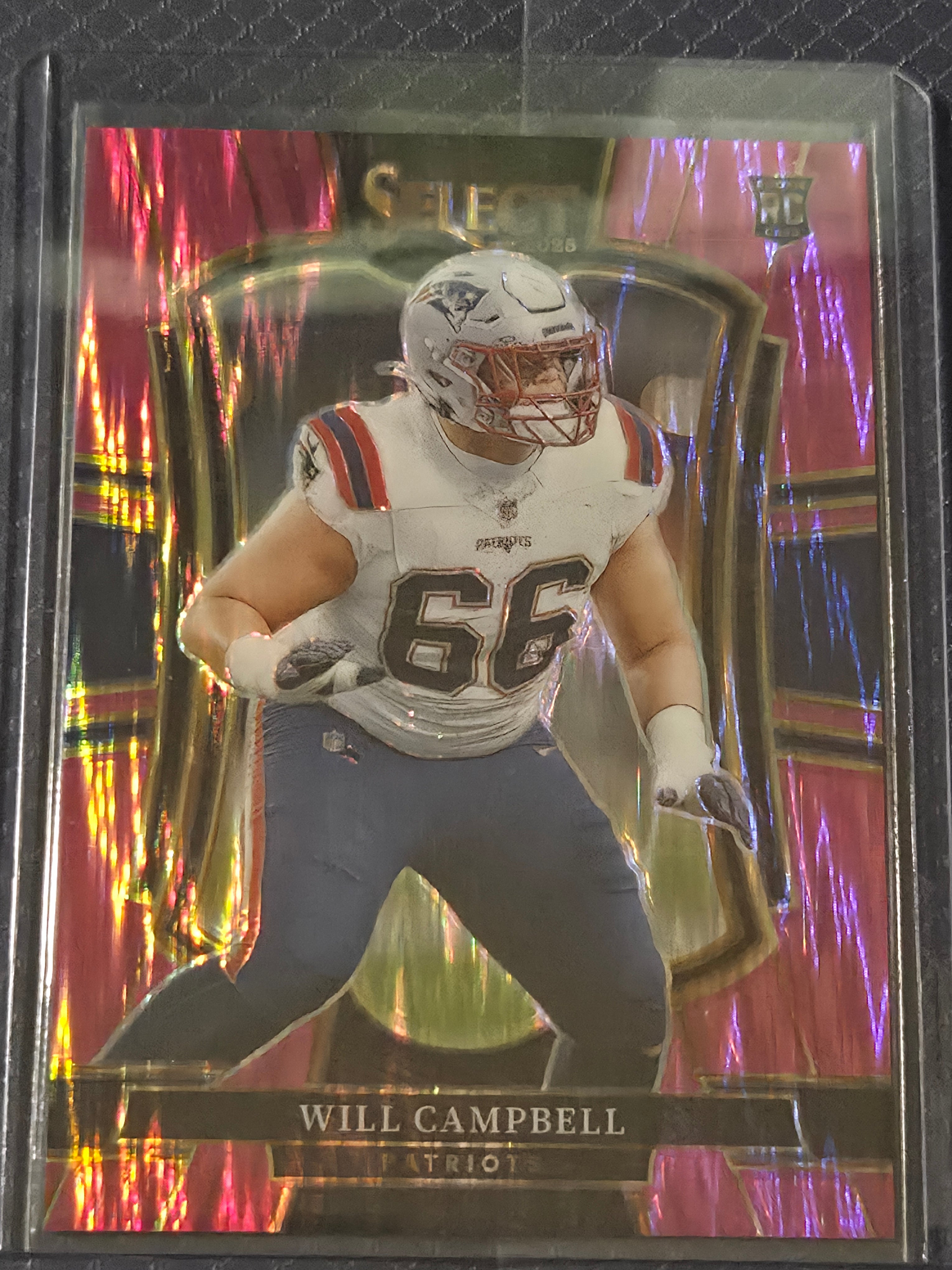 2025 Panini Select Football Pink Shock #179 Will Campbell
