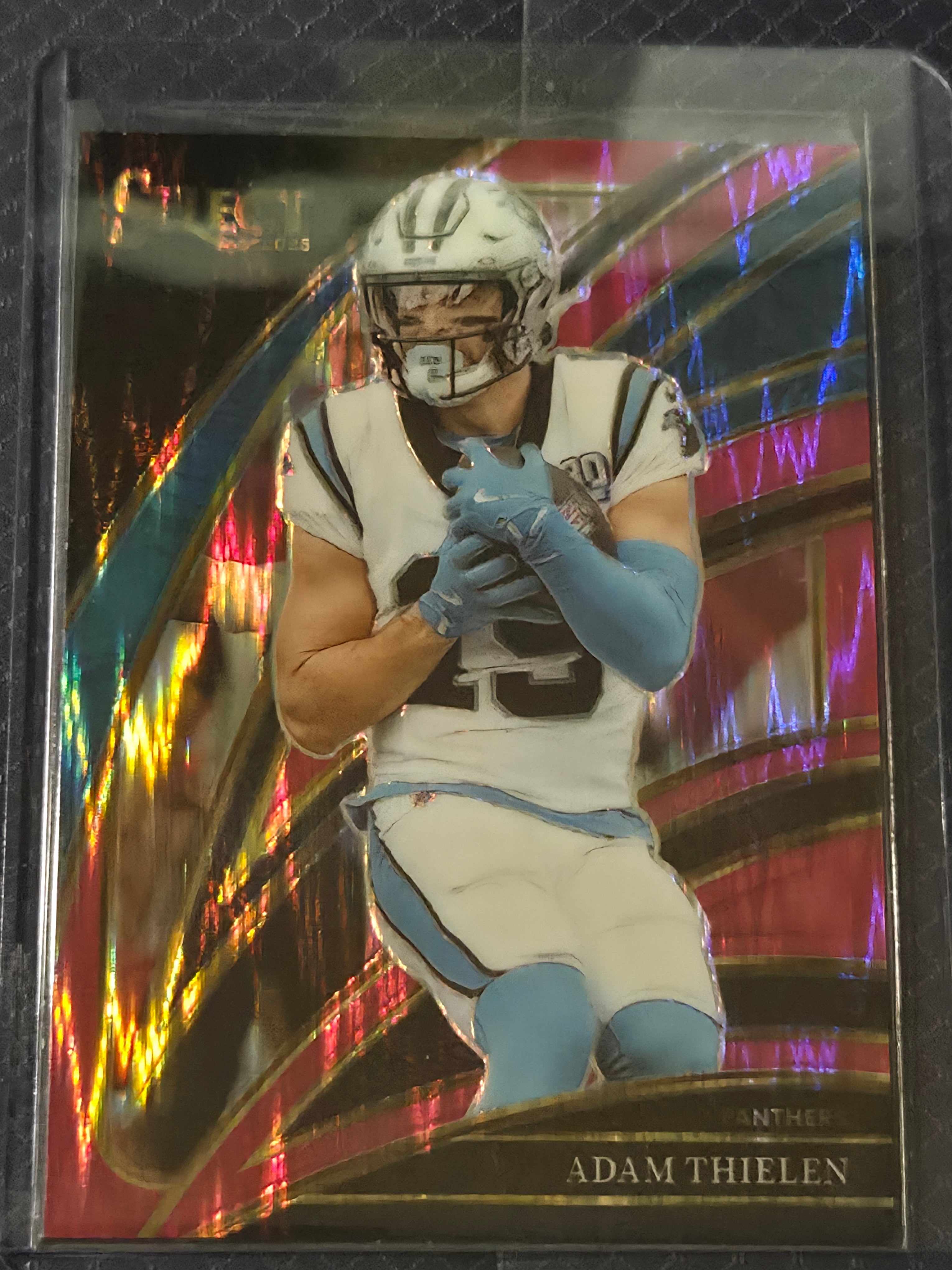 2025 Panini Select Football Pink Shock #245 Adam Thielen