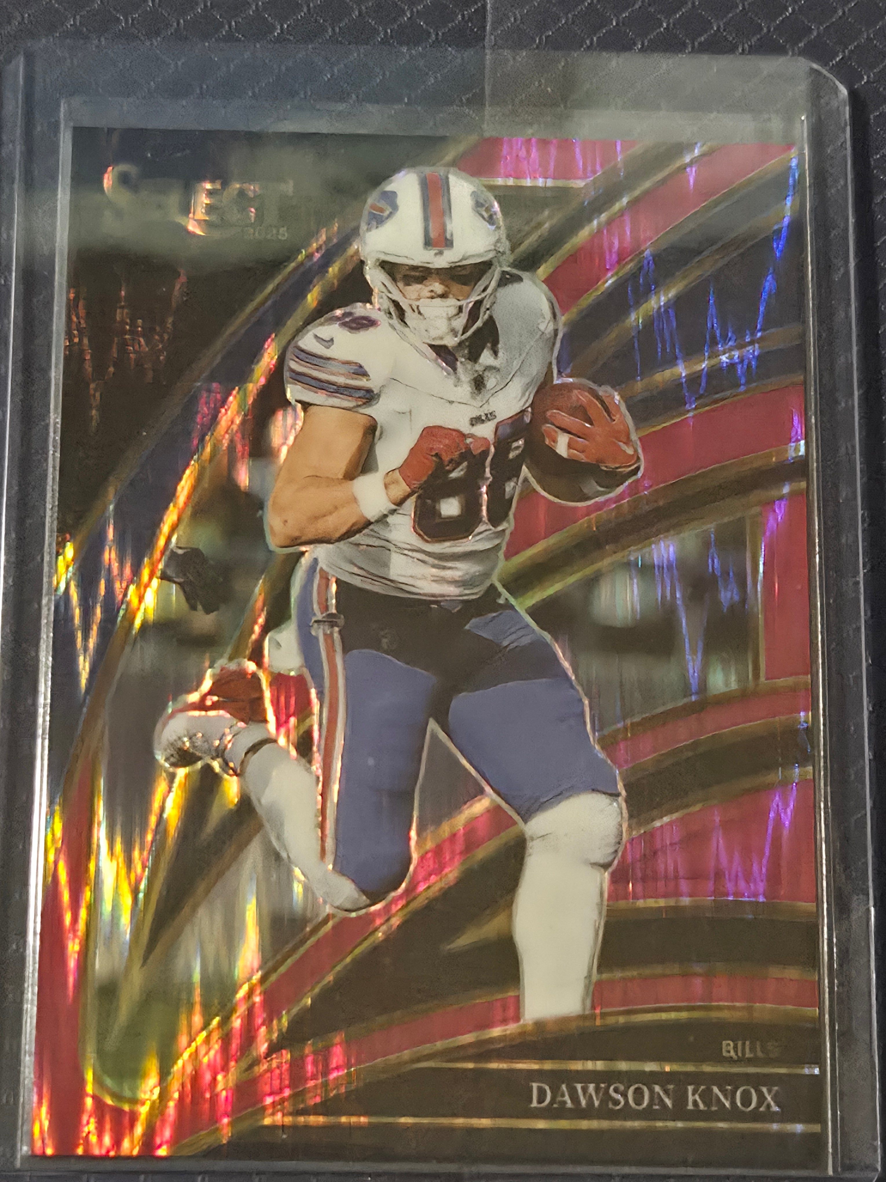 2025 Panini Select Football Pink Shock #286 Dawson Knox