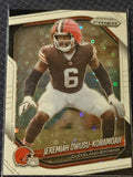 2025 Panini Prizm Football Jeremiah Owusu-Koramoah #159 White Disco Prizm