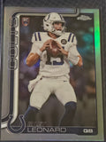 2025 Topps Chrome Football Riley Leonard #318 Refractor RC