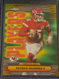 2025 Topps Chrome Football Patrick Mahomes PP-6 Power Players Refractor