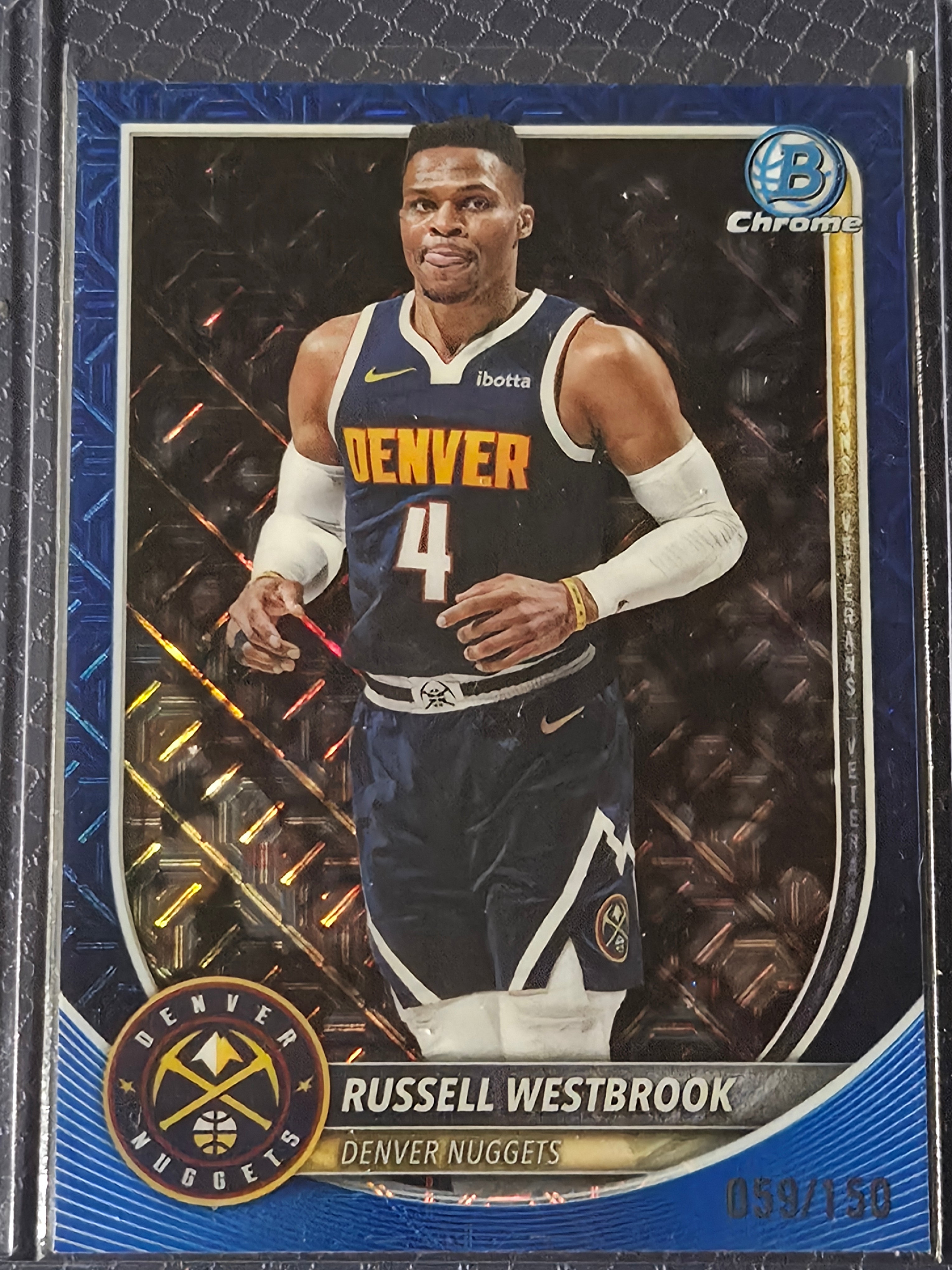 Russell Westbrook #BCV-102 2025/26 Topps Bowman Basketball Blue Mojo /150