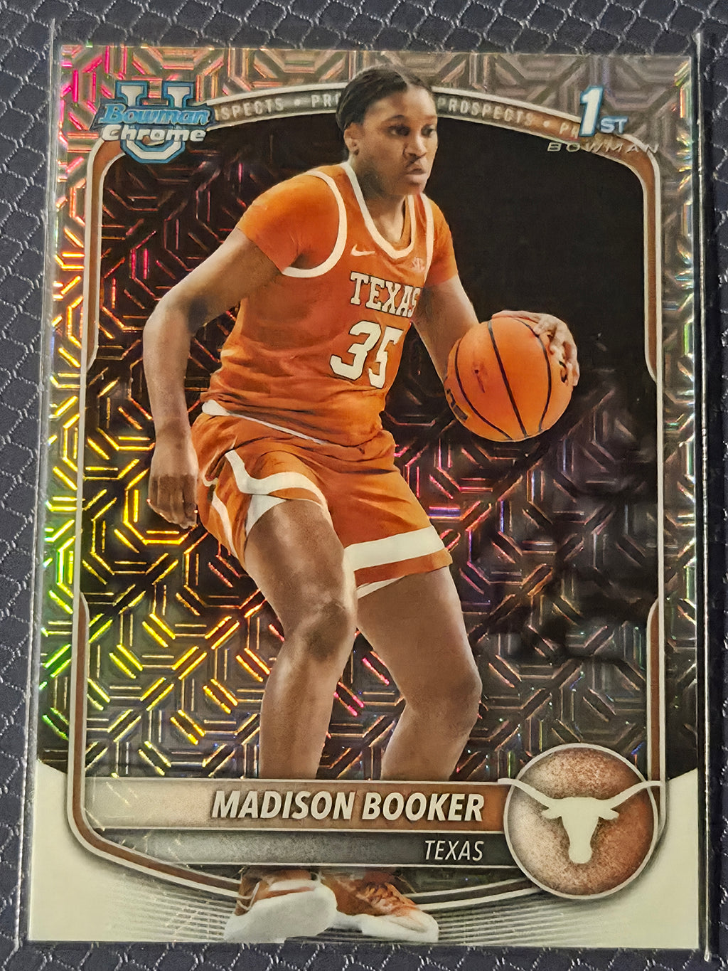 Madison Booker #BCP-15 2025/26 Bowman Chrome Prospects Mojo Refractor RC