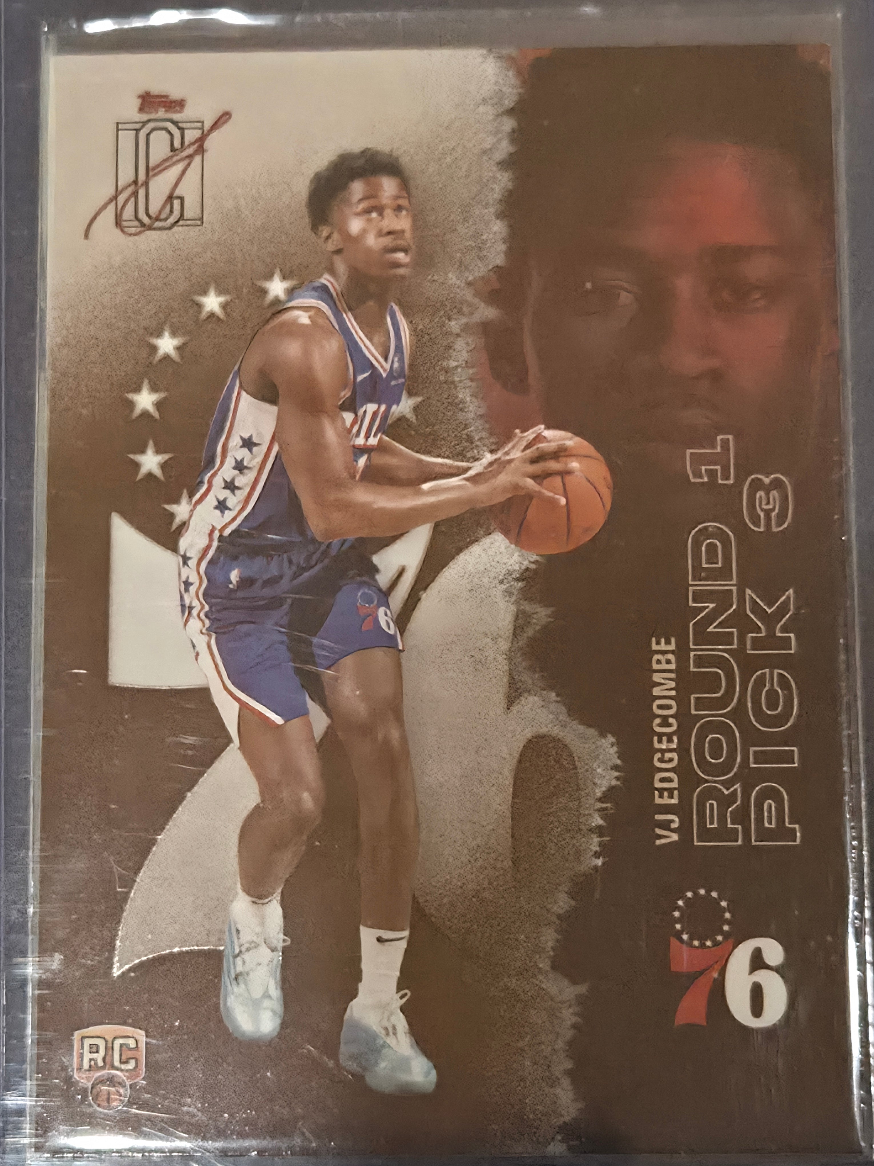 VJ Edgecombe #147 2025/26 Topps Signature Class Bronze