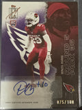 Denzel Burke 2025 Topps Signature Class Football Purple Auto RC /100