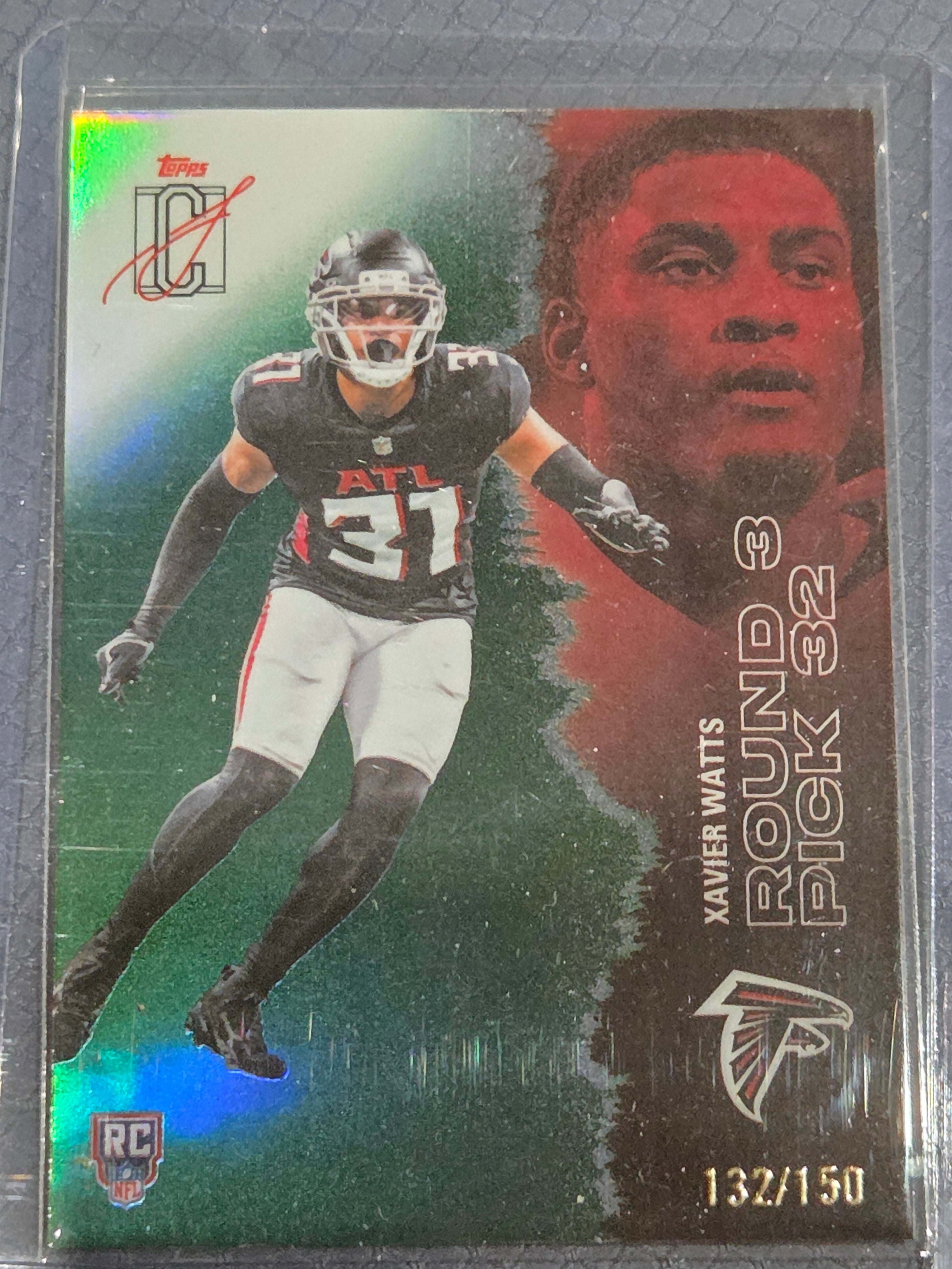 Xavier Watts #221 2025 Topps Signature Class Football Green /150