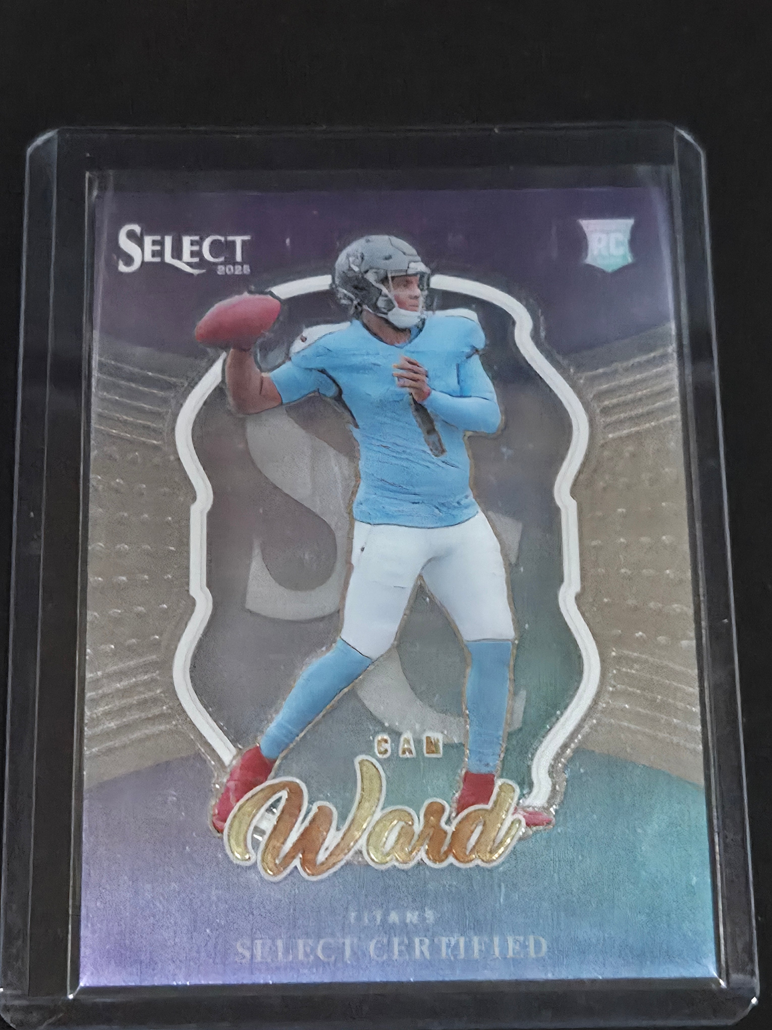 2025 Panini Select Cam Ward #2 Tennessee Titans Certified Insert