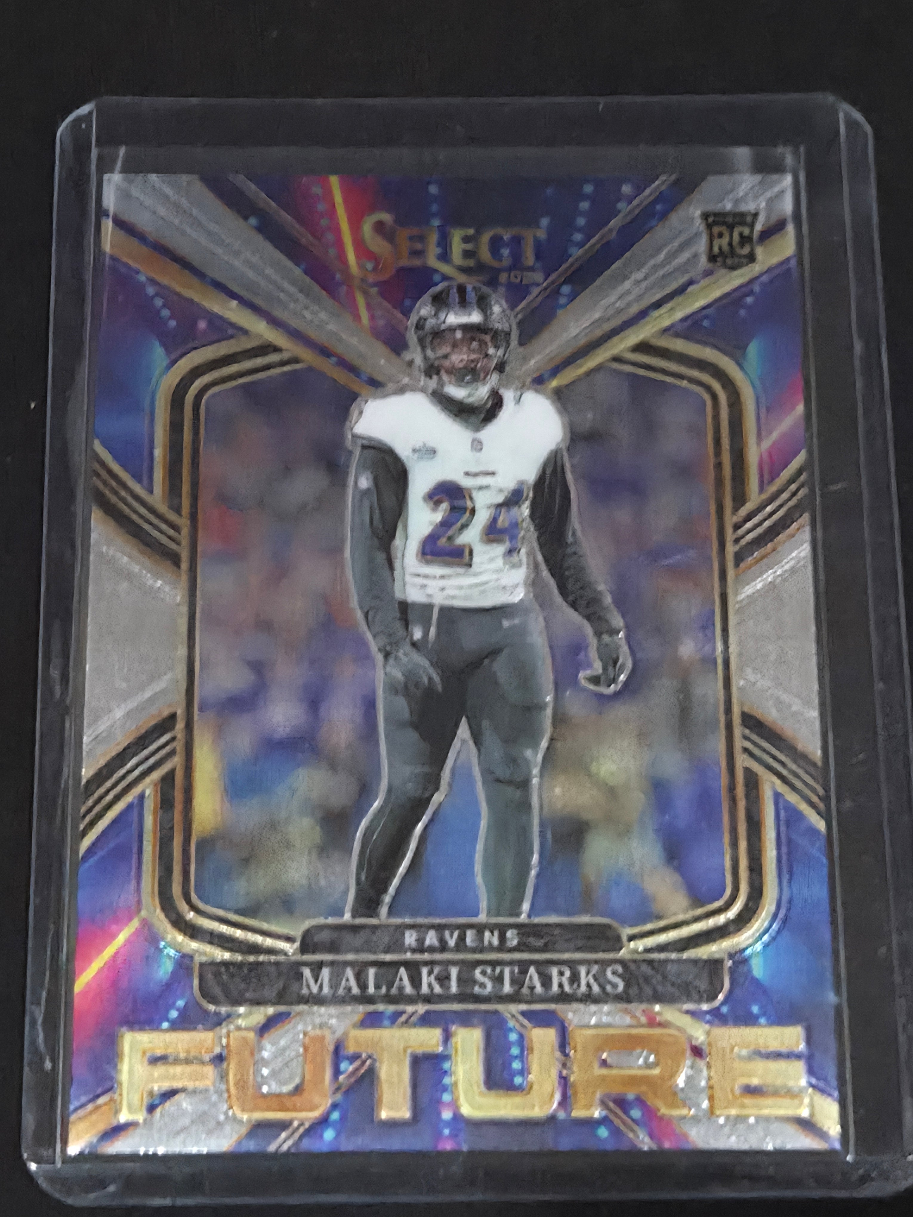 2025 Panini Select Malaki Starks #2 Baltimore Ravens Future Insert
