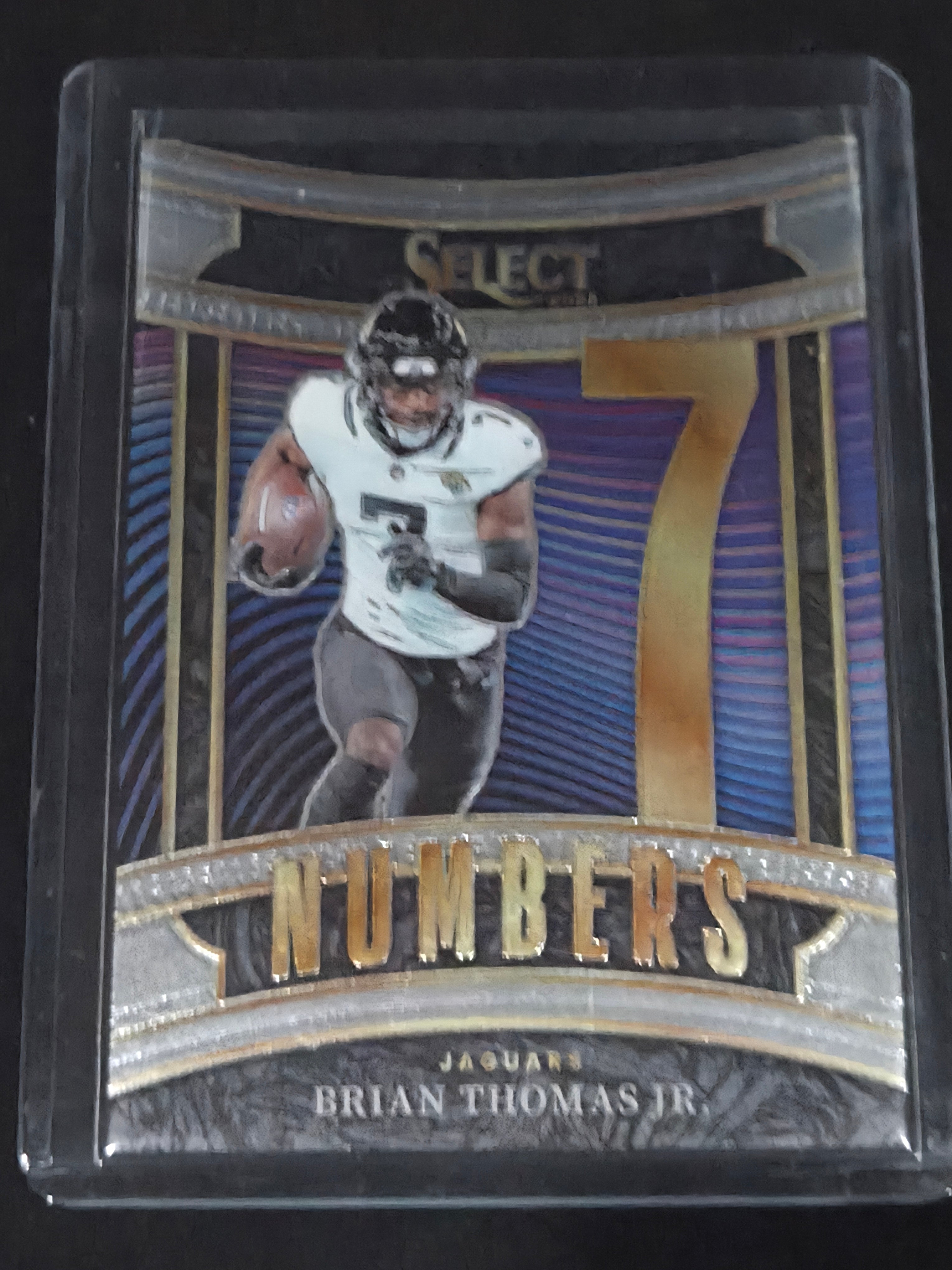 2025 Panini Select Brian Thomas Jr. #9 Jacksonville Jaguars Numbers Insert