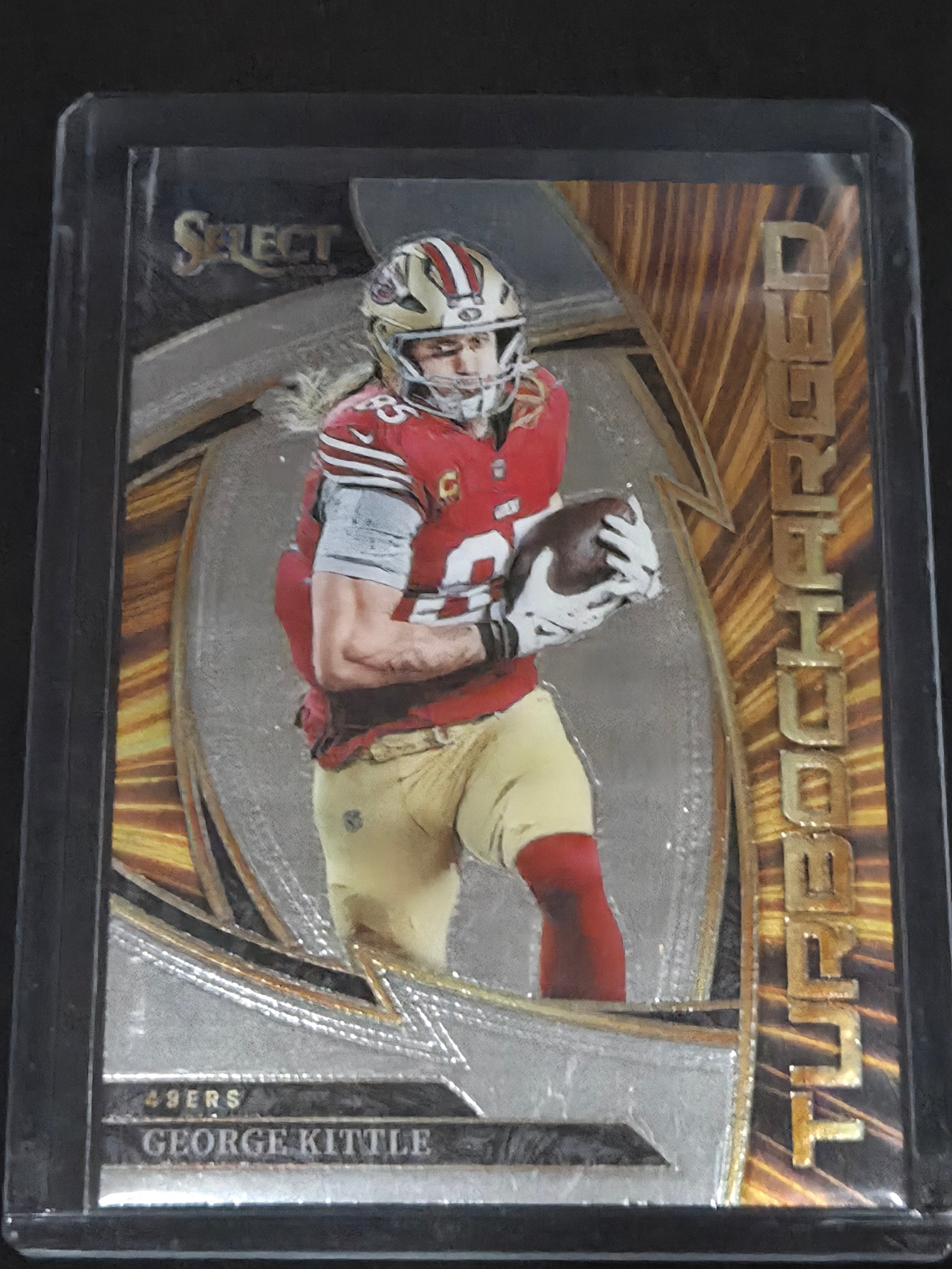 2025 Panini Select George Kittle #19 San Francisco 49ers Turbocharged Insert