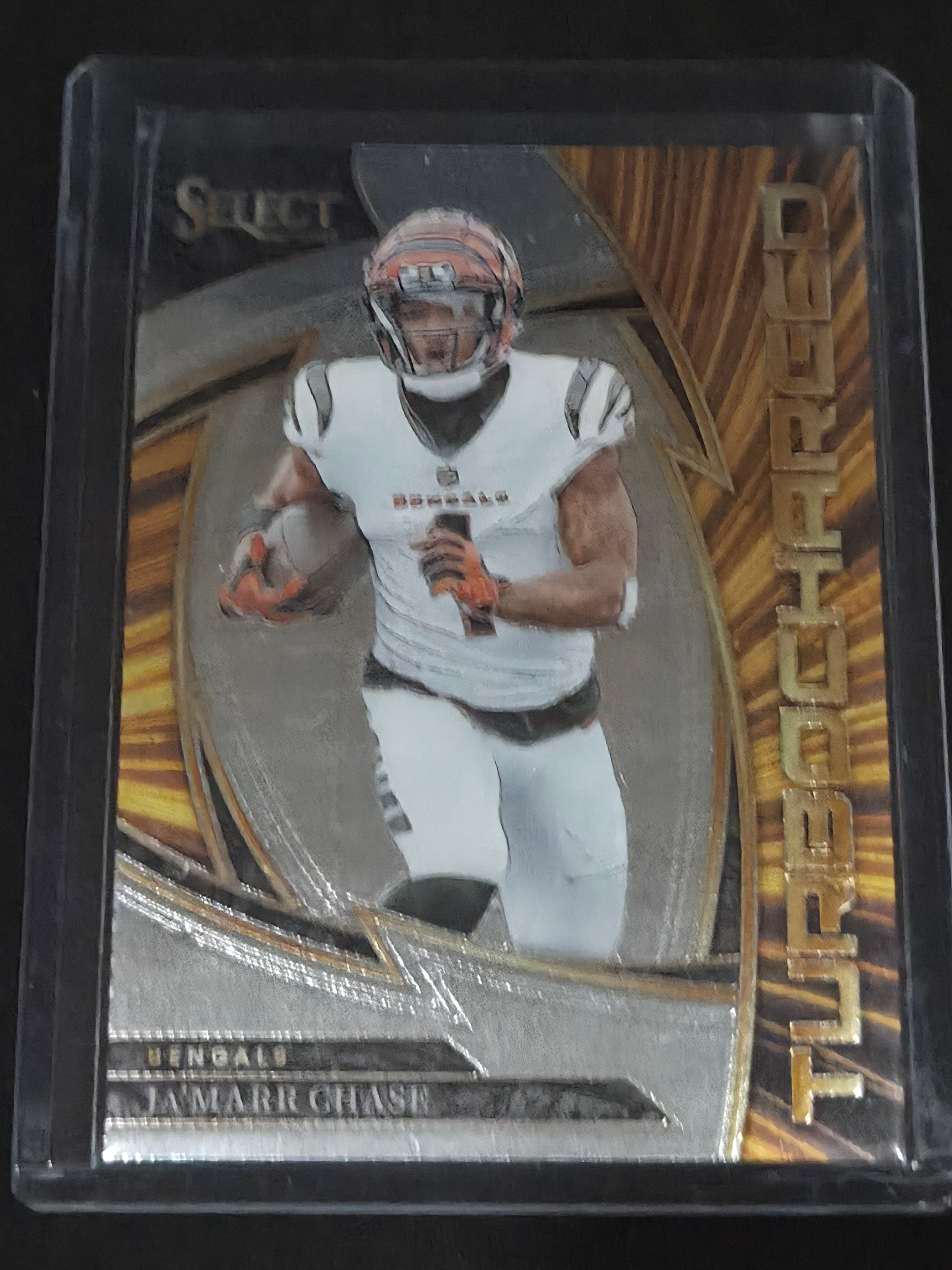 2025 Panini Select Ja'Marr Chase #15 Cincinnati Bengals Turbocharged Insert
