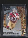 2025 Panini Select Christian McCaffrey #3 San Francisco 49ers Turbocharged Insert