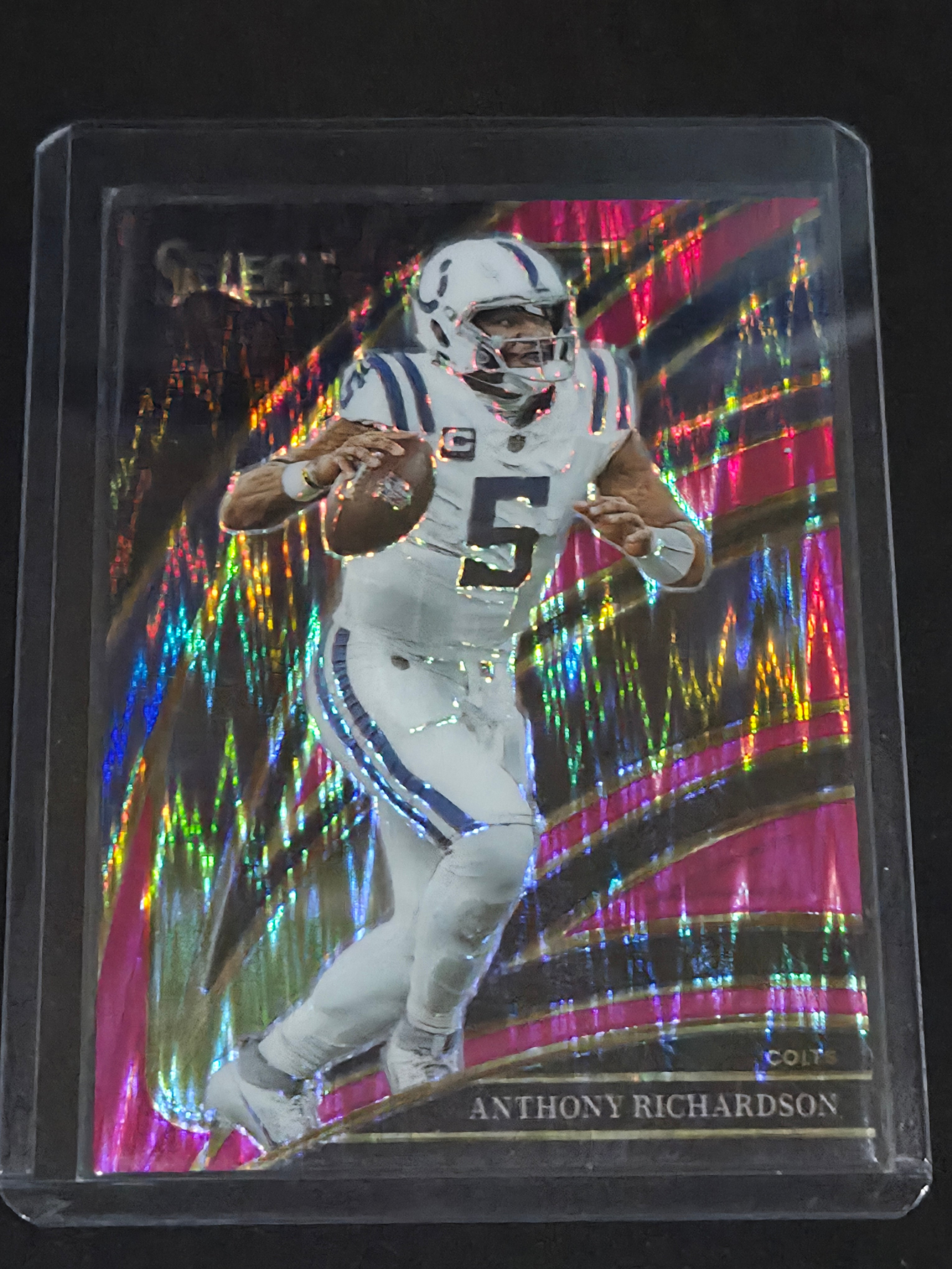 2025 Panini Select Football Pink Shock #232 Anthony Richardson Indianapolis Colts