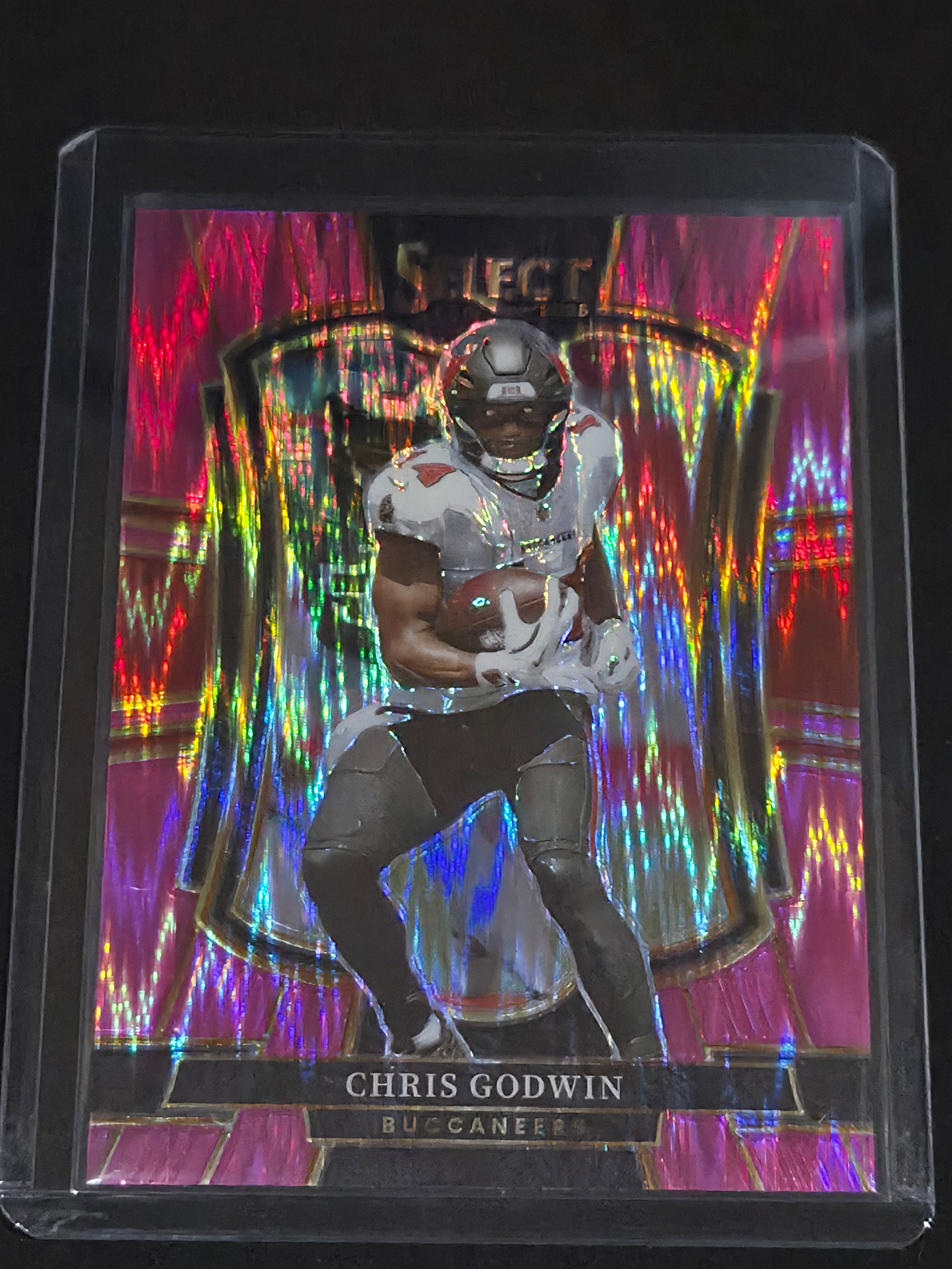2025 Panini Select Football Pink Shock #139 Chris Godwin Tampa Bay Buccaneers