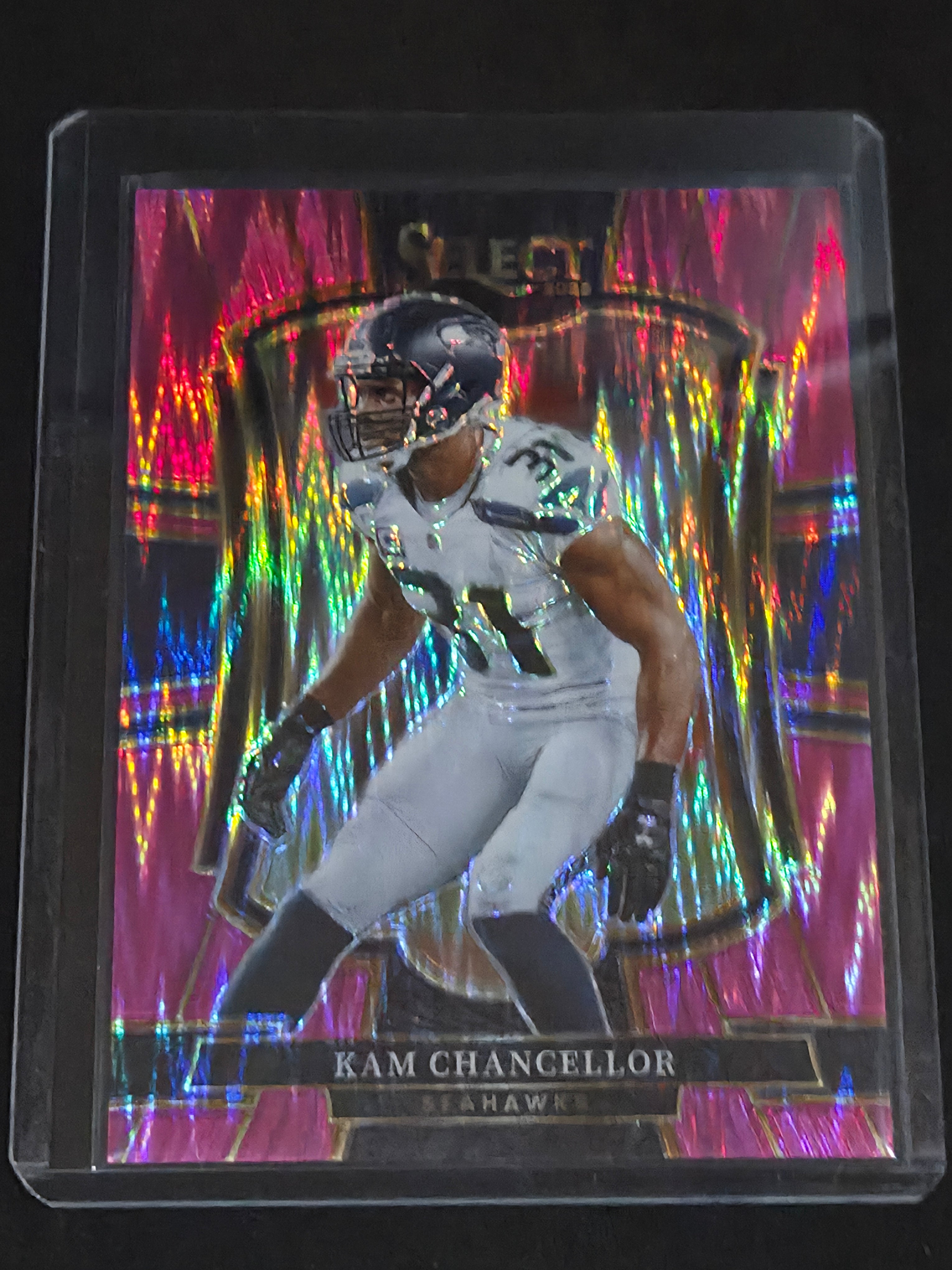 2025 Panini Select Football Pink Shock #149 Kam Chancellor Seattle Seahawks