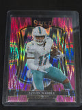 2025 Panini Select Football Pink Shock #182 Jaylen Waddle Miami Dolphins