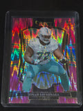 2025 Panini Select Football Pink Shock #183 Jonah Savaiinaea Miami Dolphins