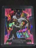 2025 Panini Select Football Pink Shock #60 Derrick Henry Baltimore Ravens