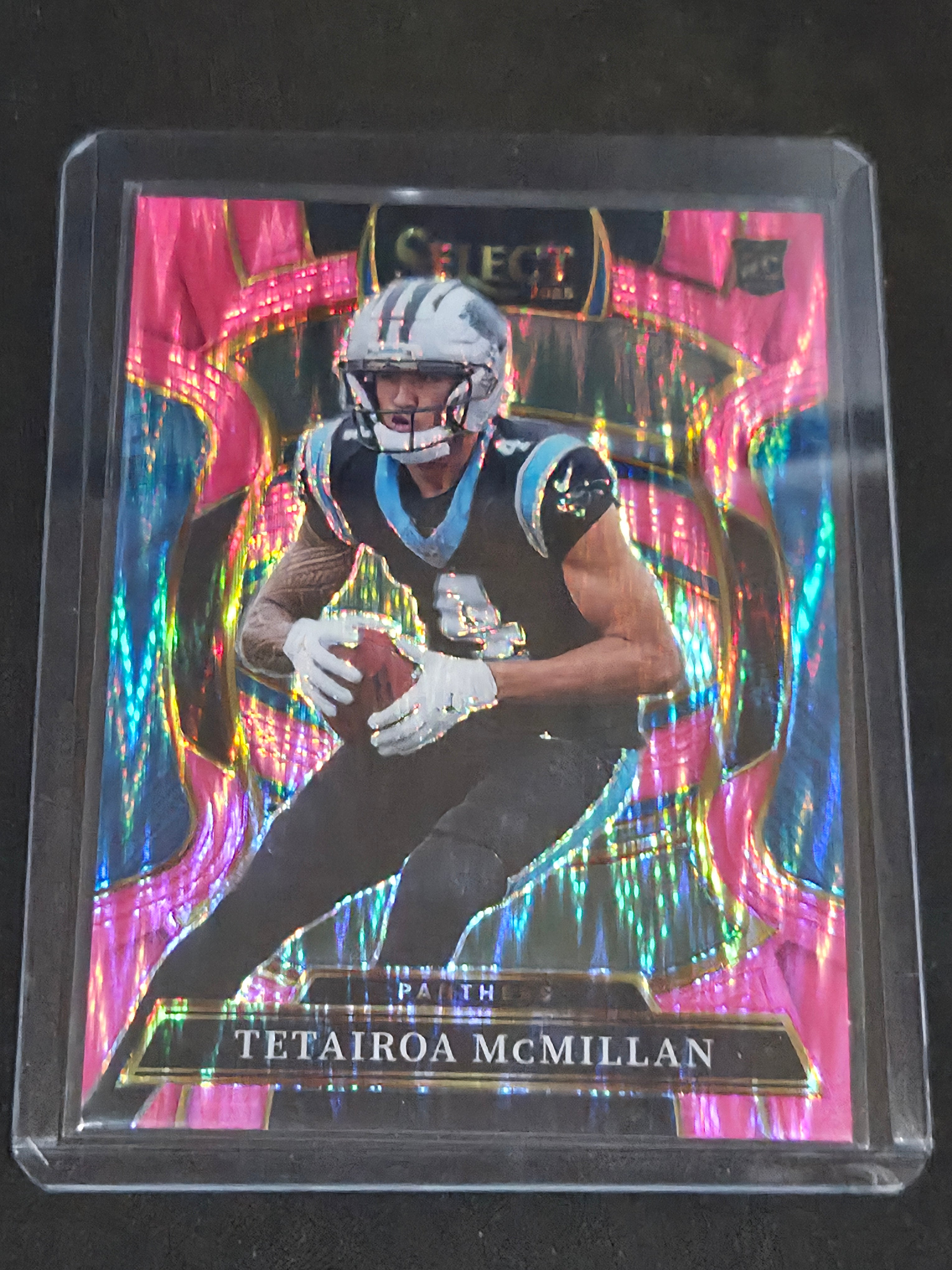2025 Panini Select Football Pink Shock #45 Trevor Etienne Carolina Panthers