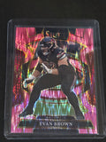 2025 Panini Select Football Pink Shock #24 Evan Brown Arizona Cardinals
