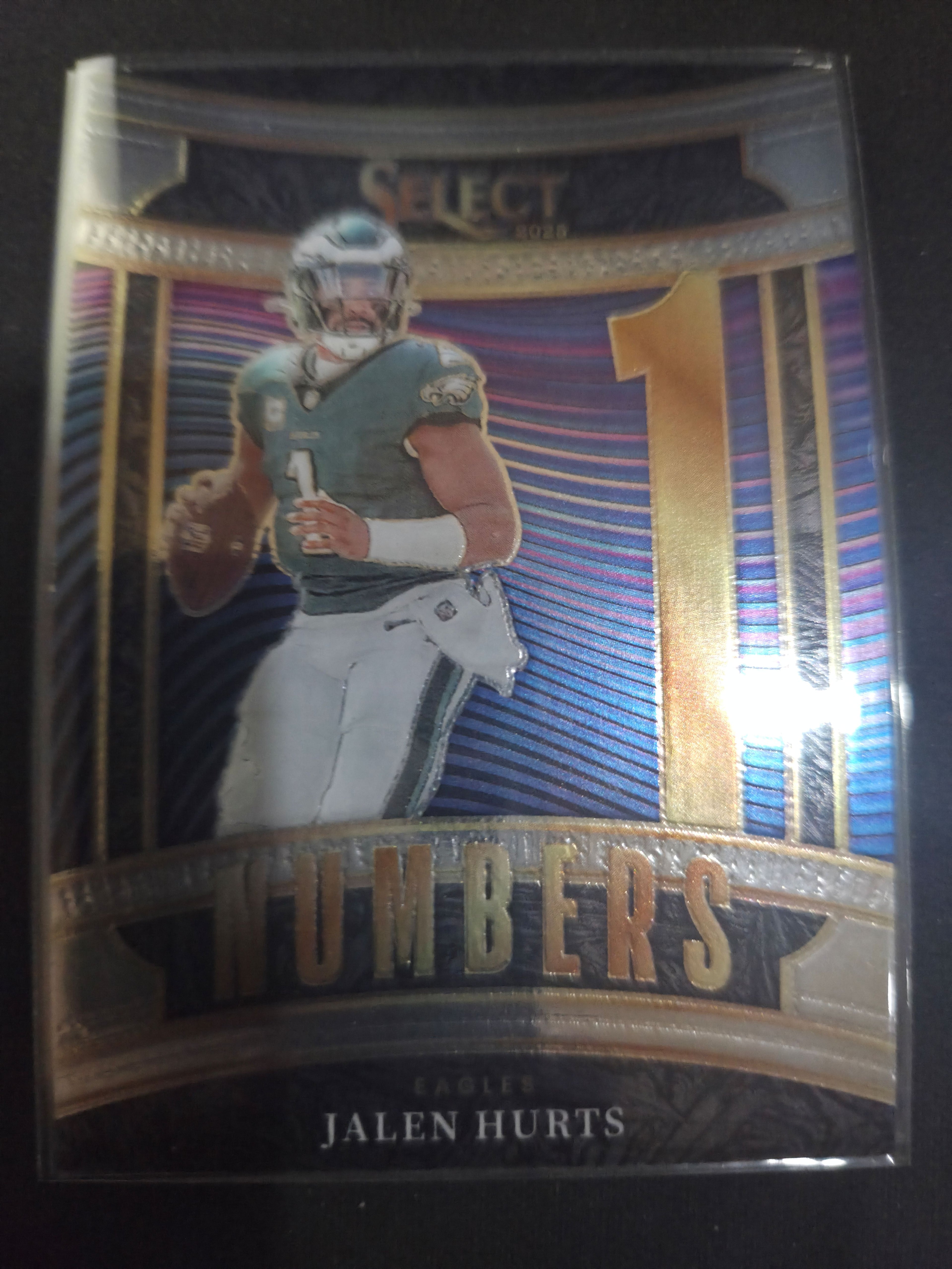 2025 Panini Select Jalen Hurts #23 Philadelphia Eagles Numbers Insert