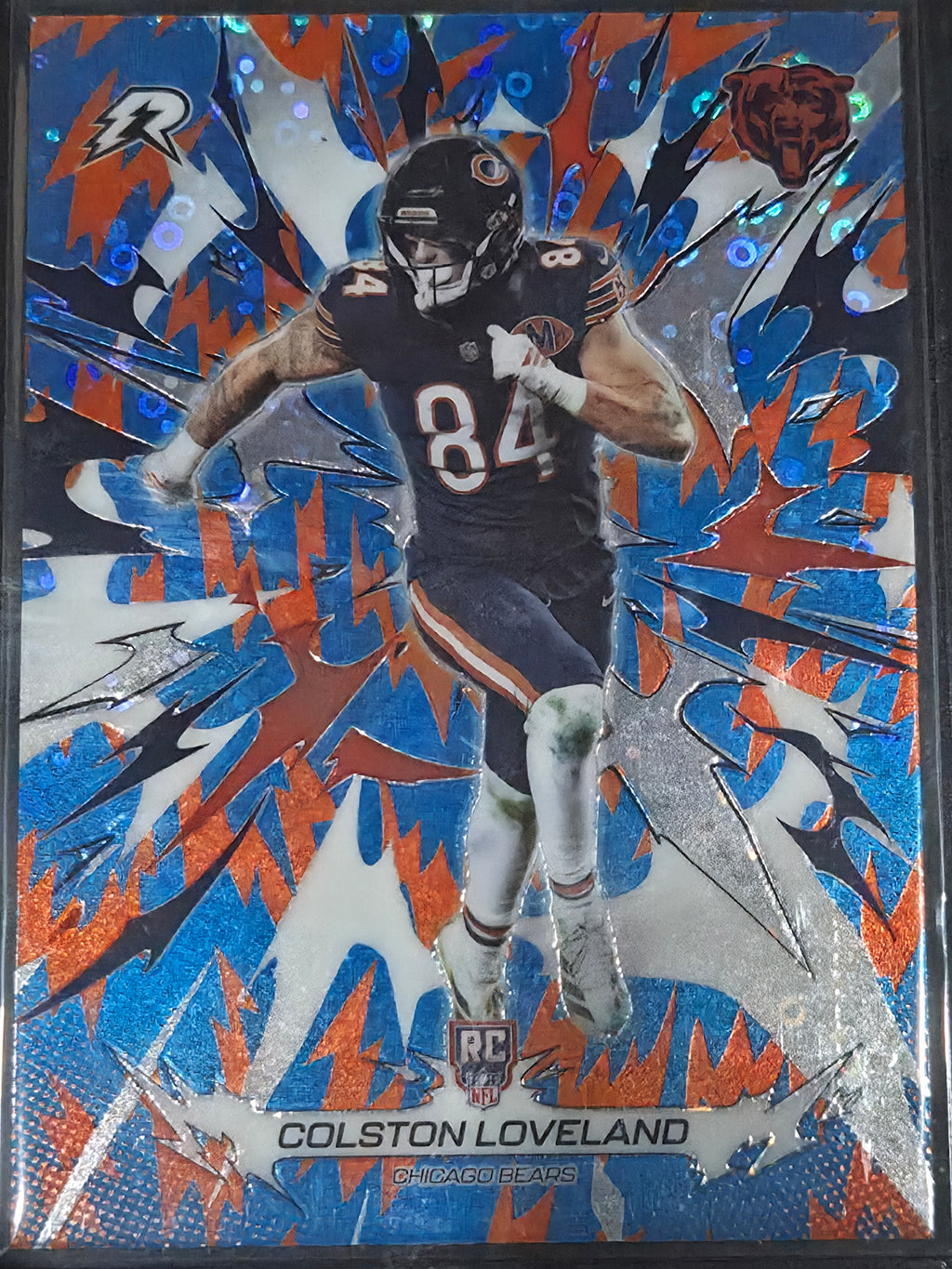 Colston Loveland Chicago Bears 2025 Topps Resurgence Blue/Orange Spark #116