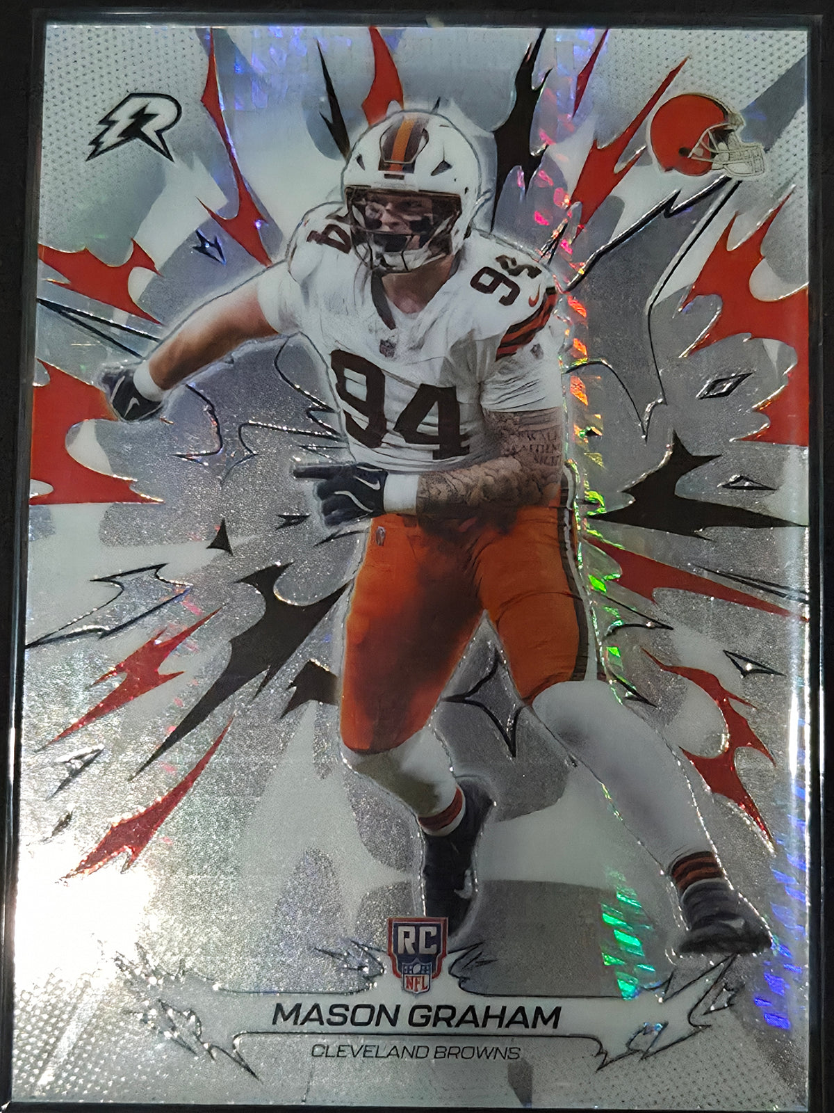 2025 Topps Resurgence Football Mason Graham Hyper Refractor #124