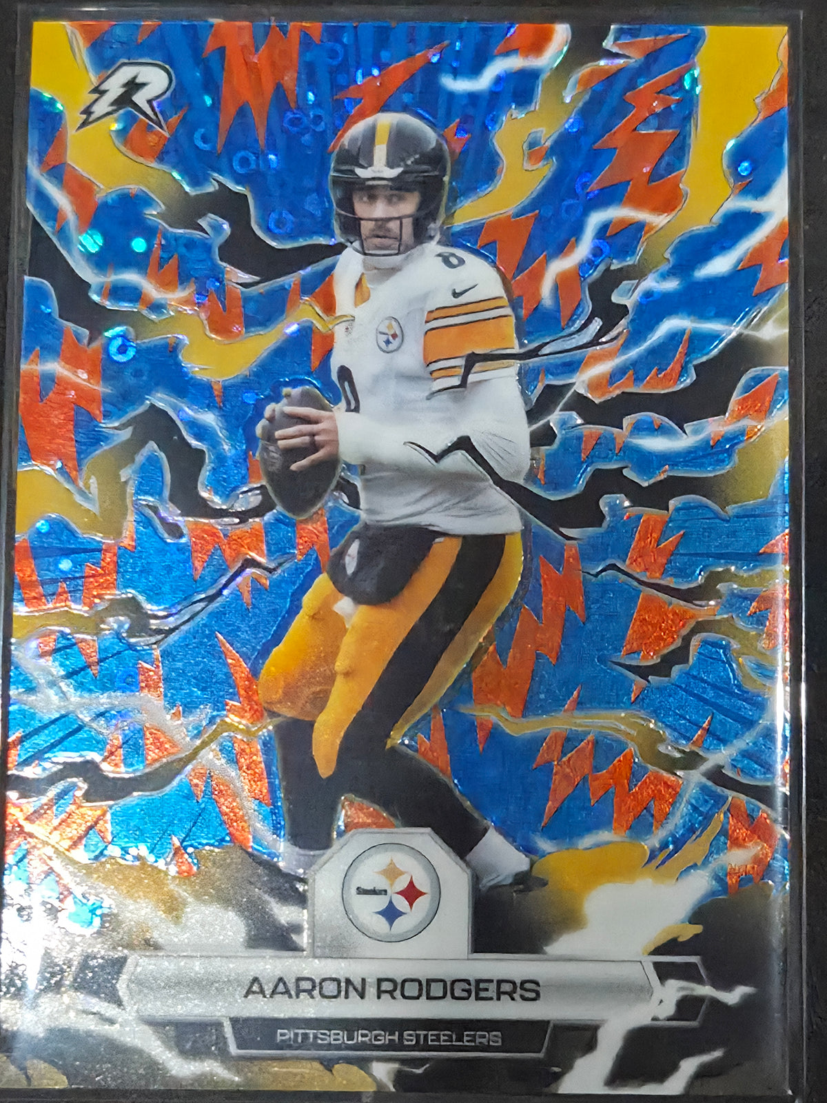 2025 Topps Resurgence Football Aaron Rodgers Blue/Orange #83