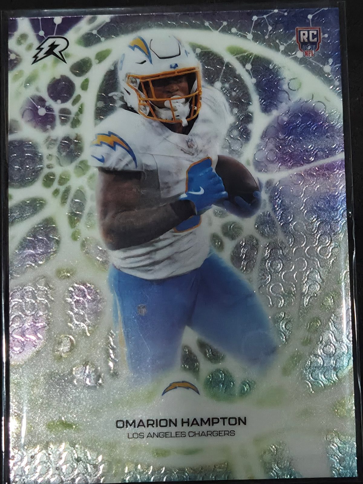 2025 Topps Resurgence Football Omarion Hampton Protonyx PT-5