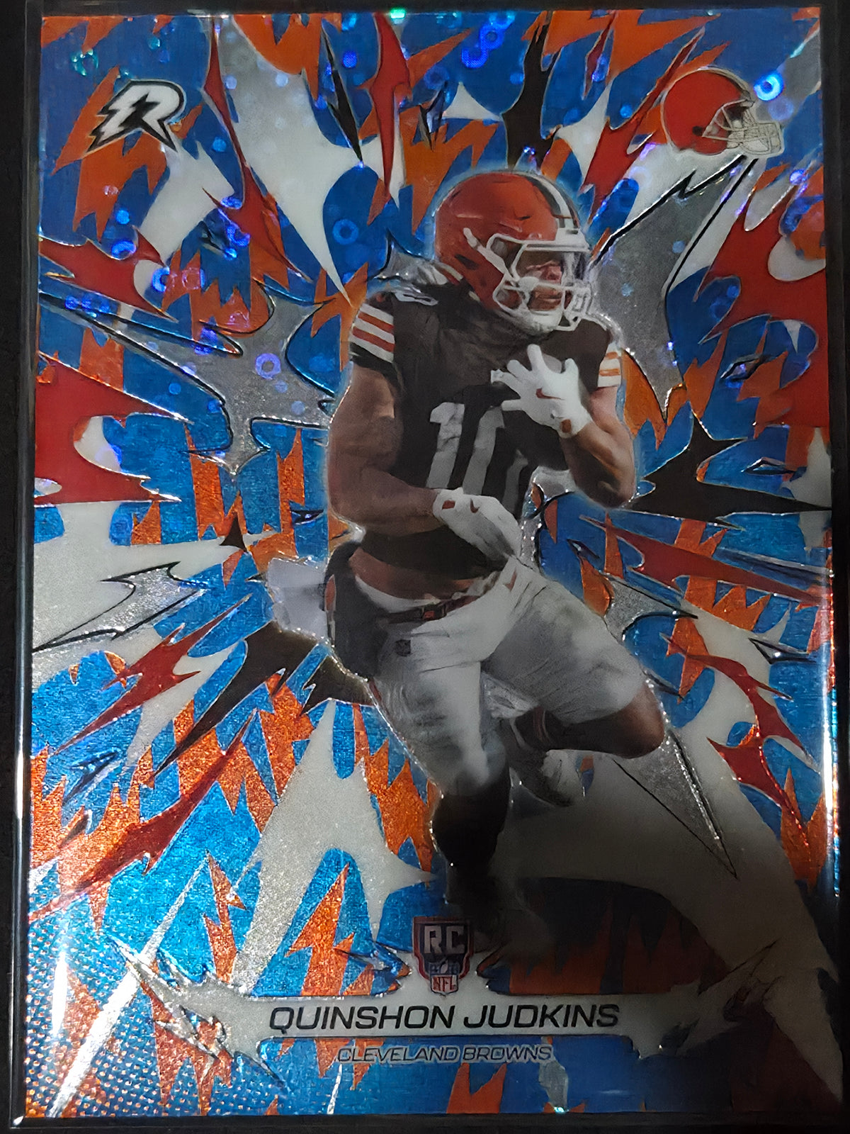 2025 Topps Resurgence Football Quinshon Judkins Blue/Orange #122