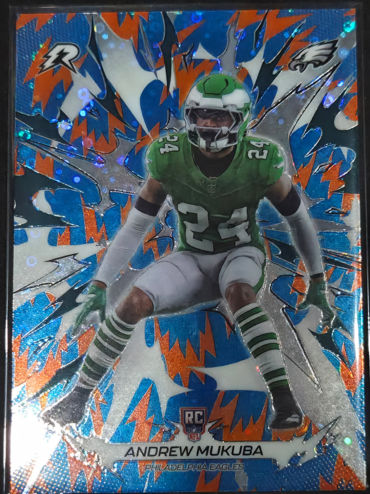 2025 Topps Resurgence Football Andrew Mukuba Blue/Orange #177