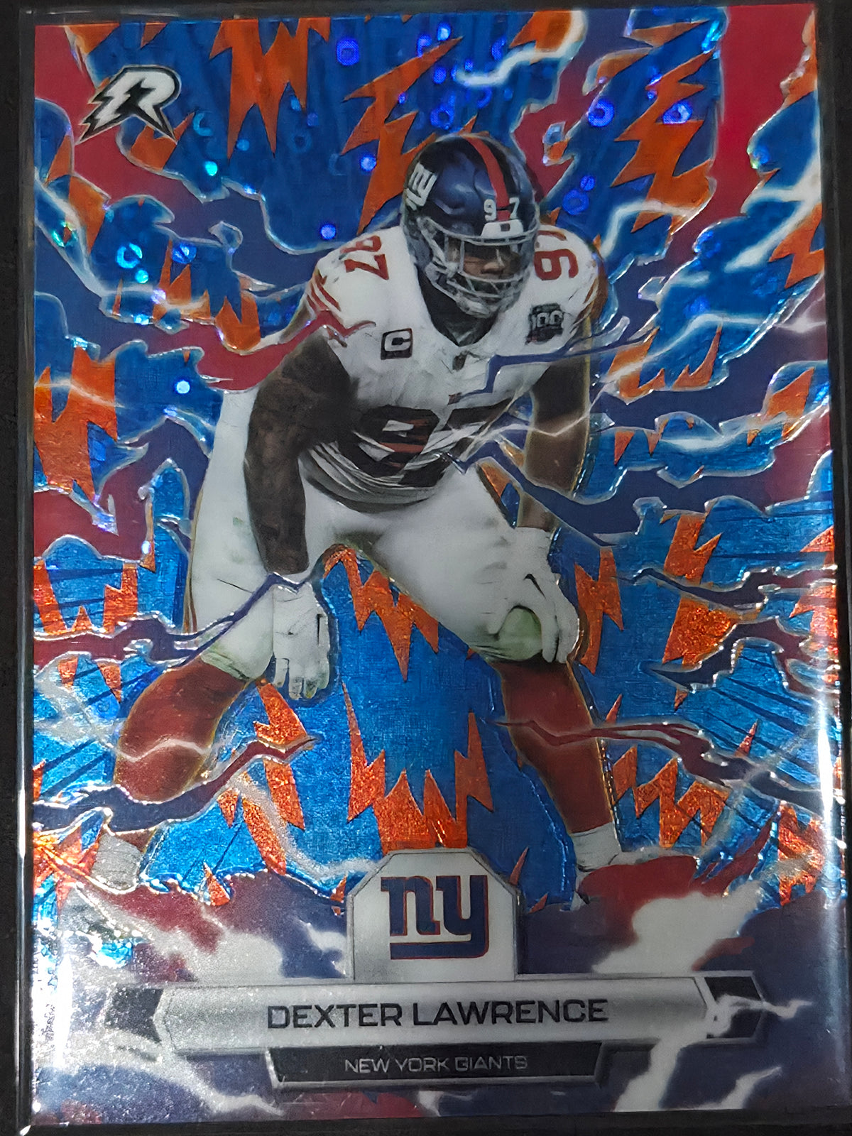 2025 Topps Resurgence Football Dexter Lawrence Blue/Orange #74
