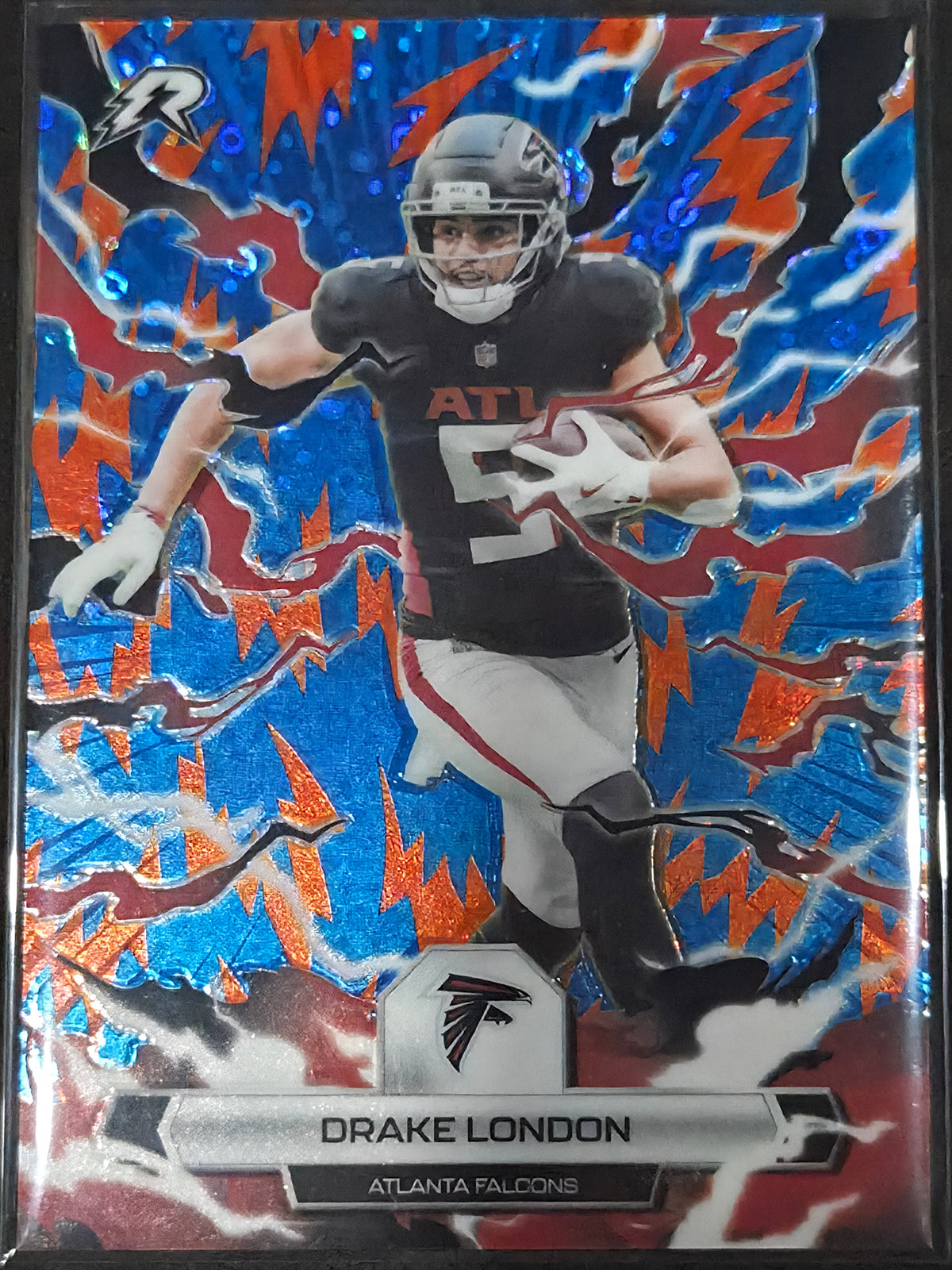 2025 Topps Resurgence Football Drake London Blue/Orange #6