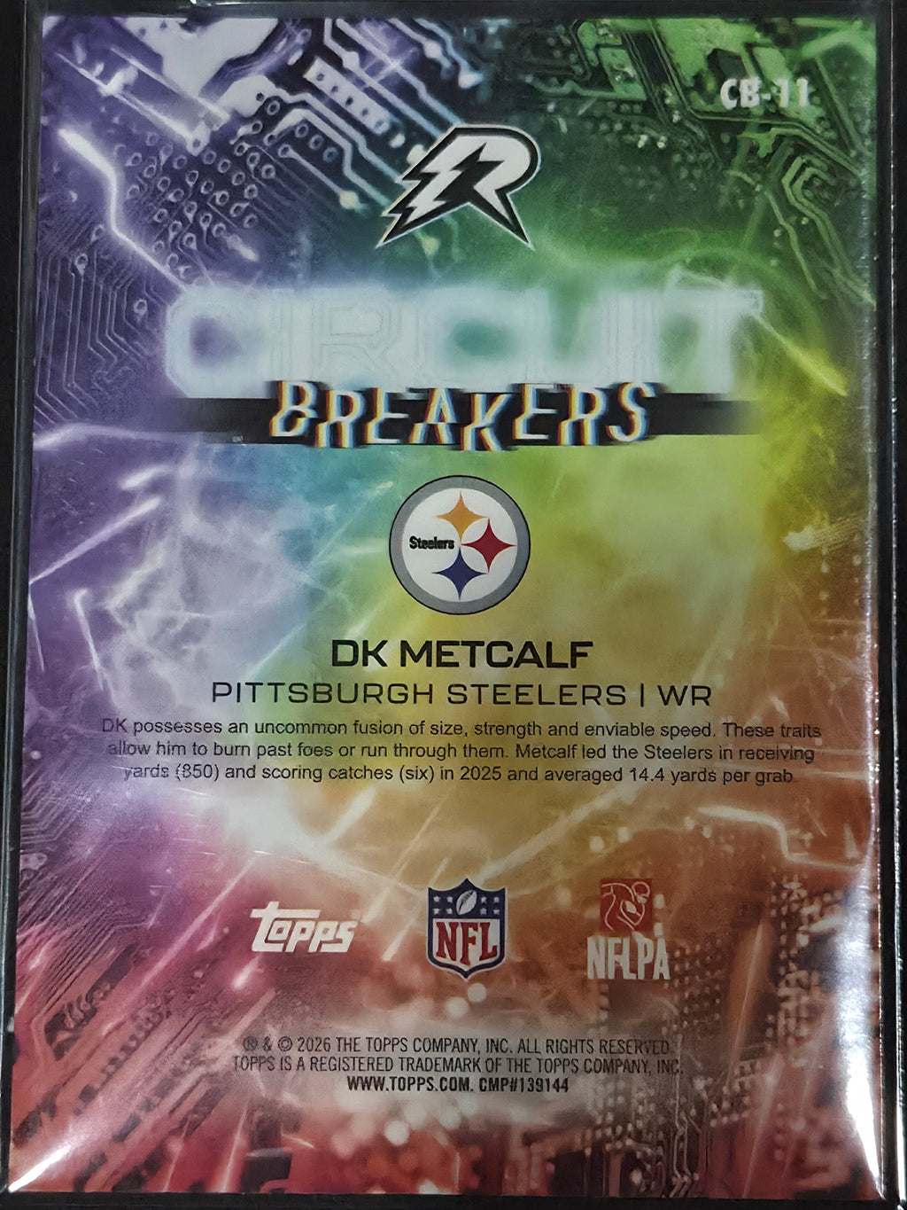 2025 Topps Resurgence Football DK Metcalf Circuit Breakers CB-11