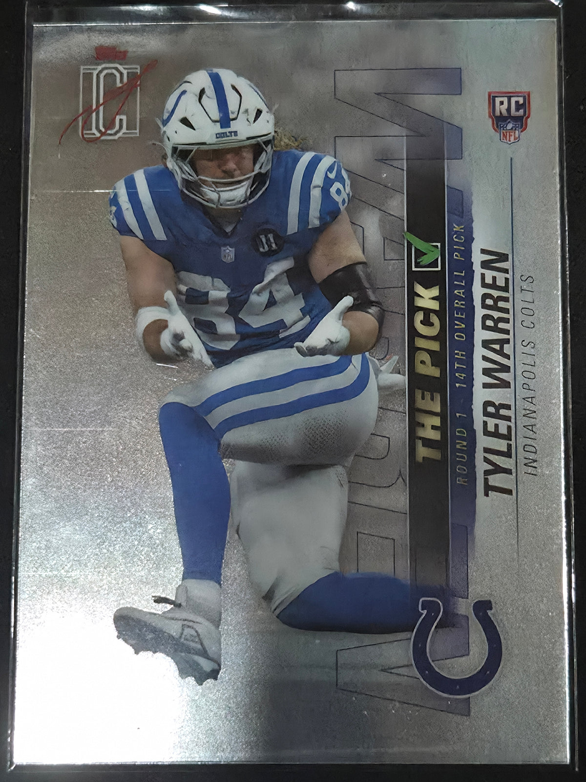 2025 Topps Signature Class #TP-14 Tyler Warren The Pick