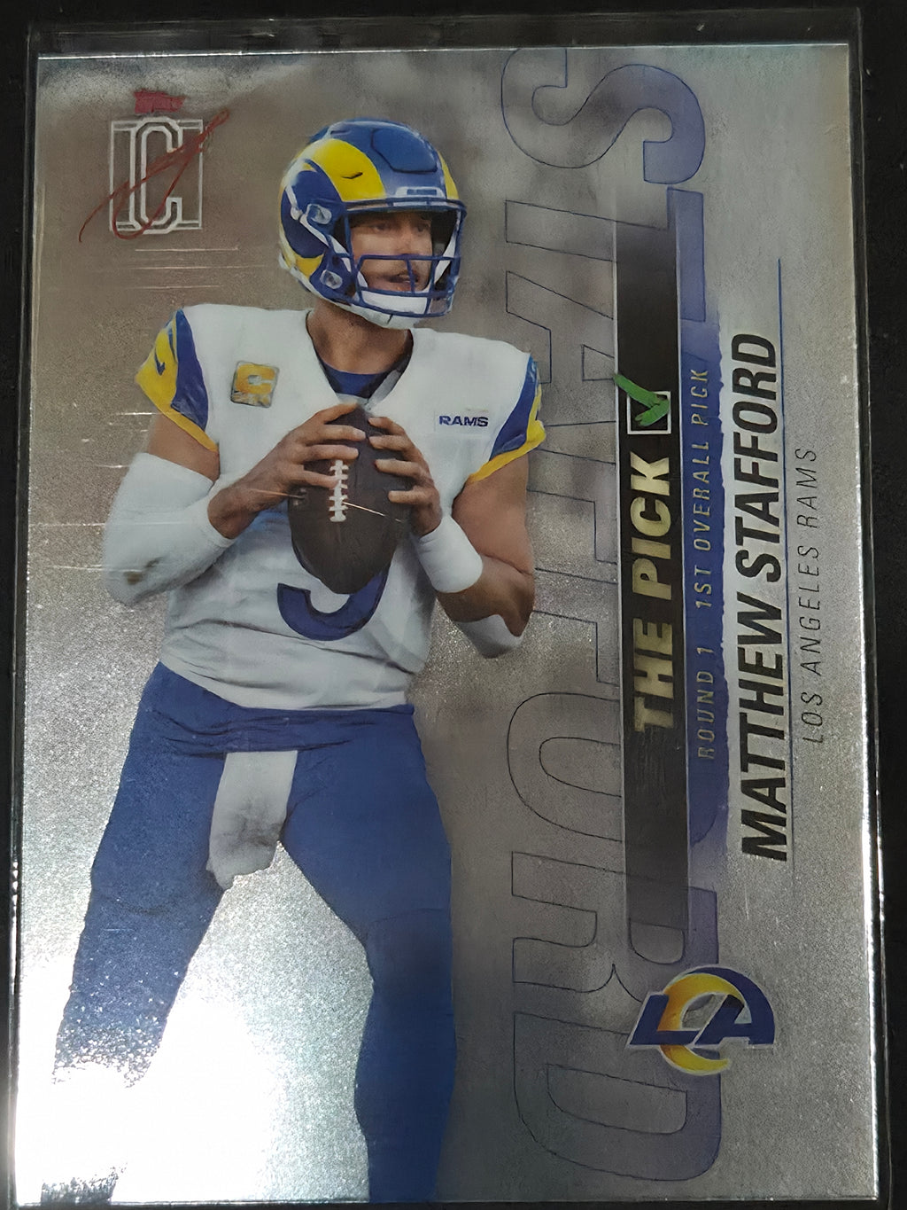 2025 Topps Signature Class #TP-18 Matthew Stafford The Pick
