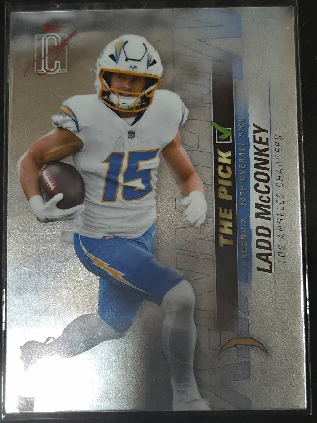 2025 Topps Signature Class #TP-17 Ladd McConkey The Pick