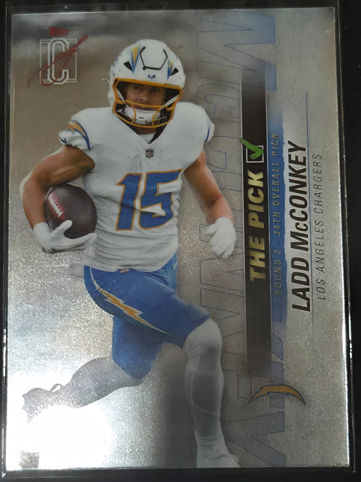 2025 Topps Signature Class #TP-17 Ladd McConkey The Pick
