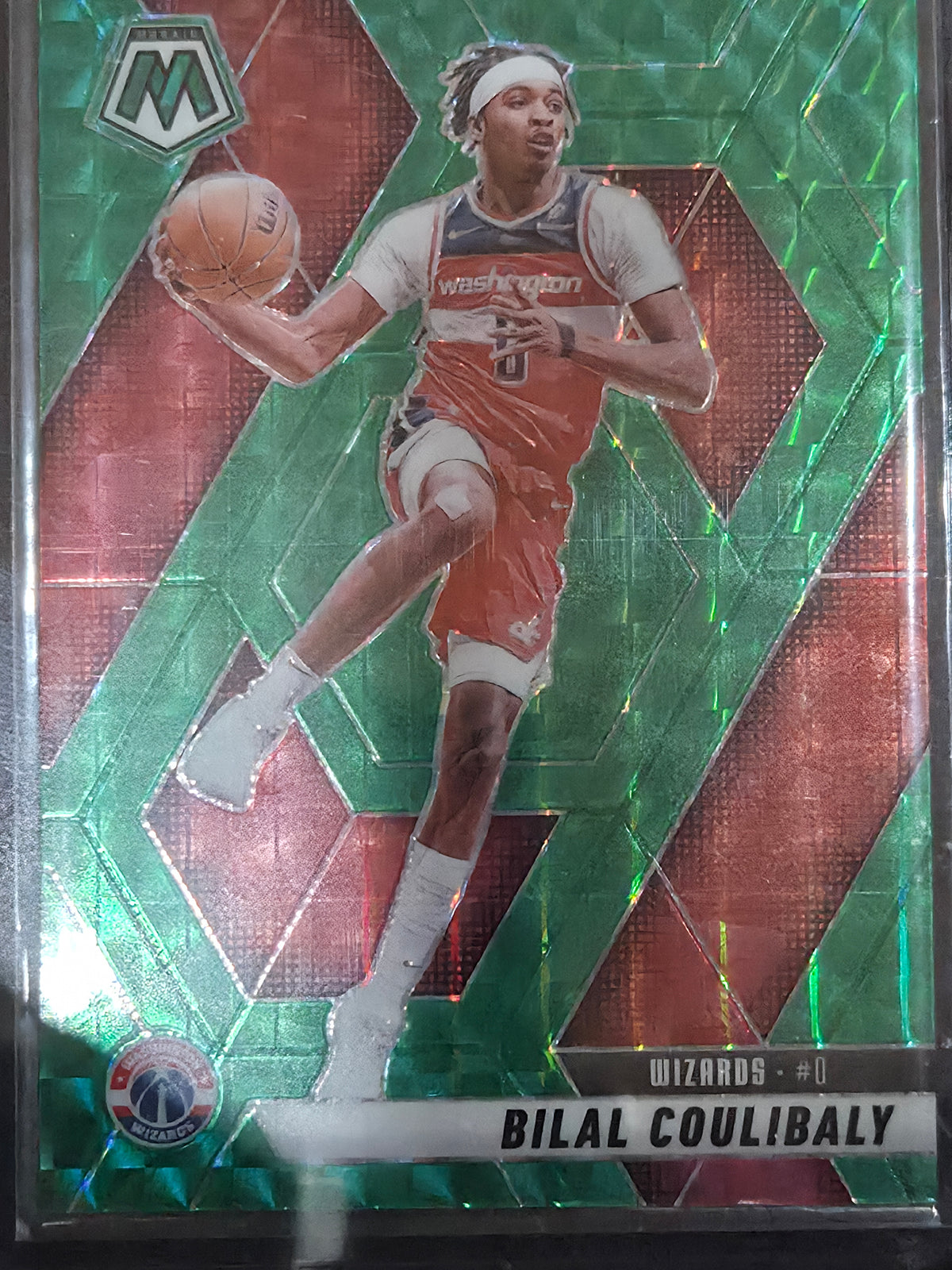 2024-25 Panini Mosaic #29 Bilal Coulibaly Green Mosaic