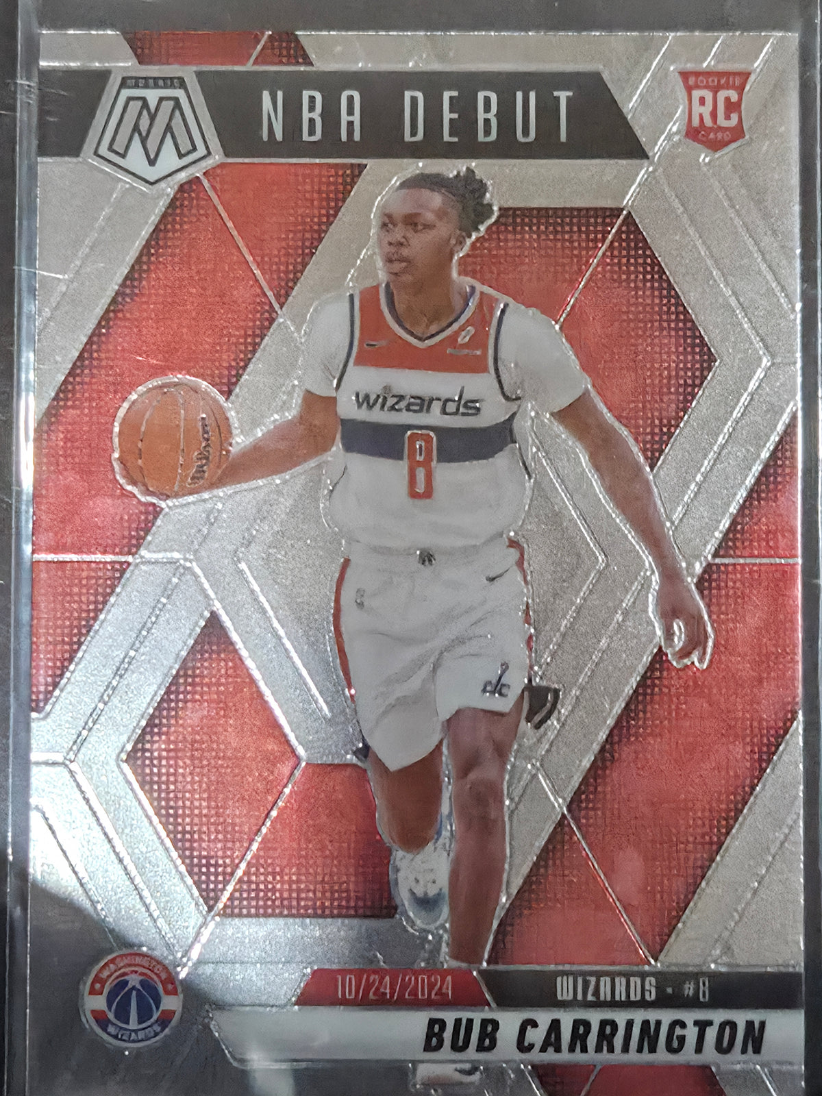 2024-25 Panini Mosaic #259 Bub Carrington NBA Debut