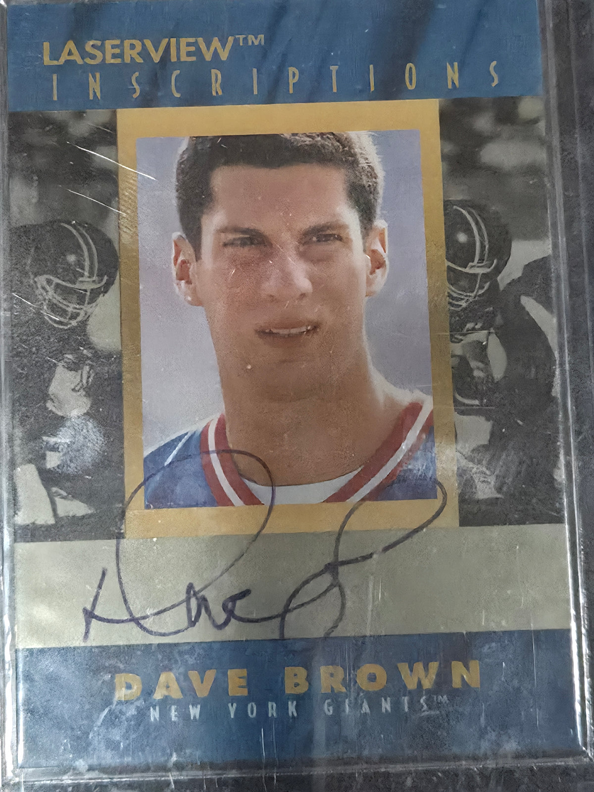 1996 Pinnacle Laser View Dave Brown Inscriptions /3100
