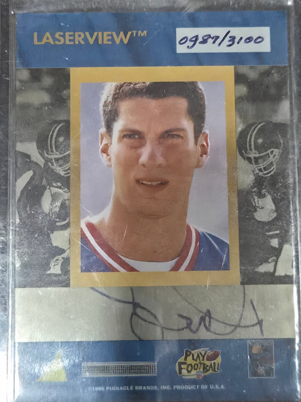 1996 Pinnacle Laser View Dave Brown Inscriptions /3100