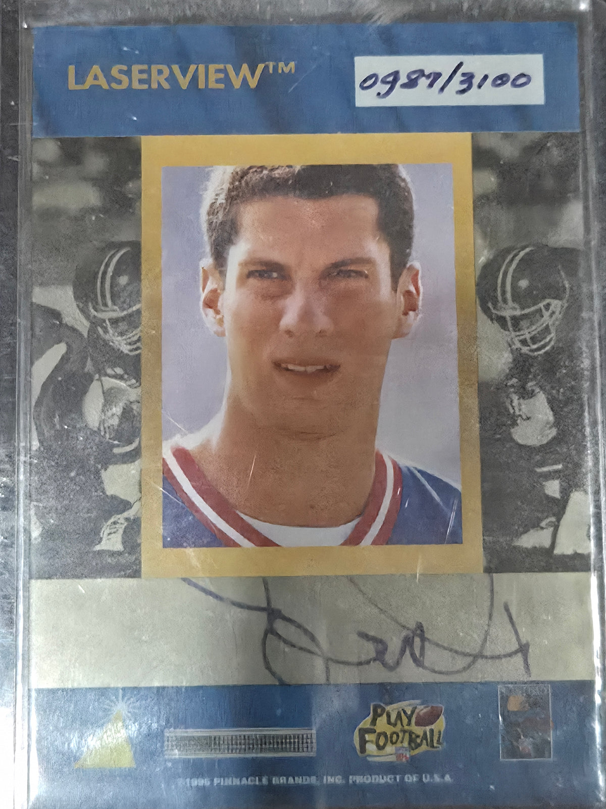 1996 Pinnacle Laser View Dave Brown Inscriptions /3100